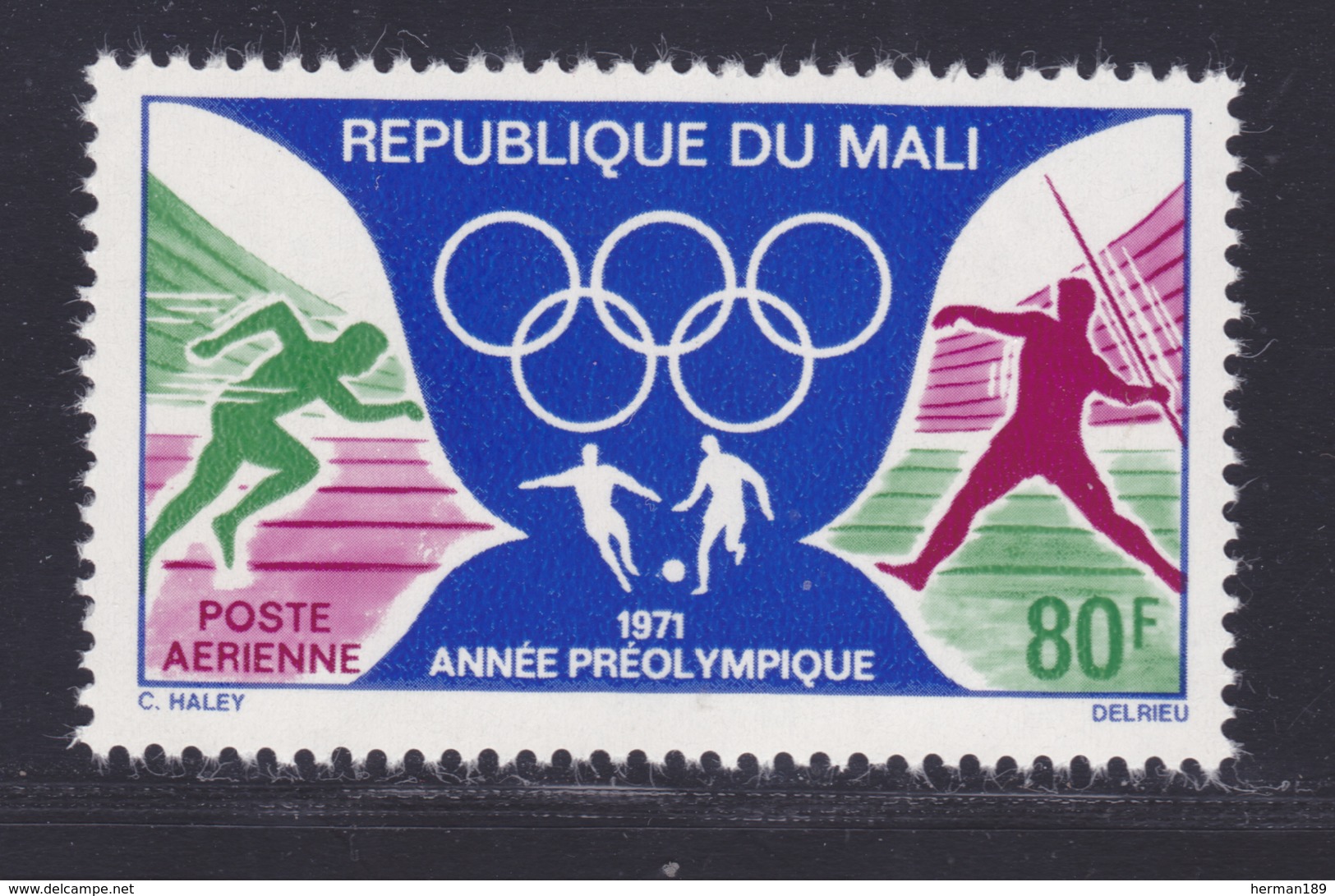 MALI AERIENS N°  122 ** MNH Neuf Sans Charnière, TB (D7140) Année Préolympique, Sports - Mali (1959-...)