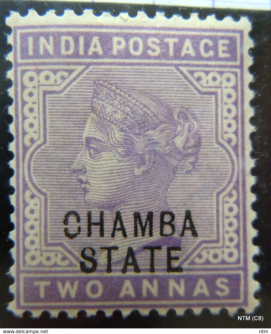 INDIA - CHAMBA STATE 1900. Queen Victoria. SG 22, 23, 25 & 27. MH - Chamba