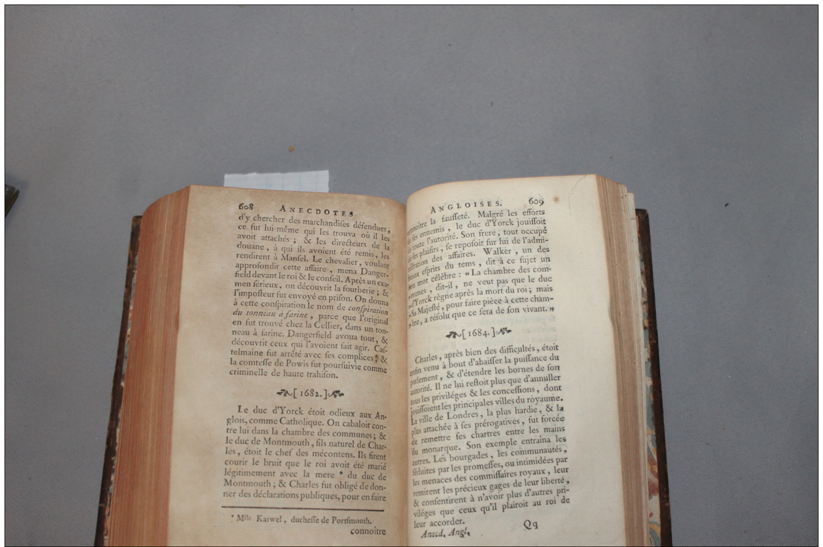 Anecdotes Anglaises Depuis L'établissement De La Monarchie 1769 - 1701-1800