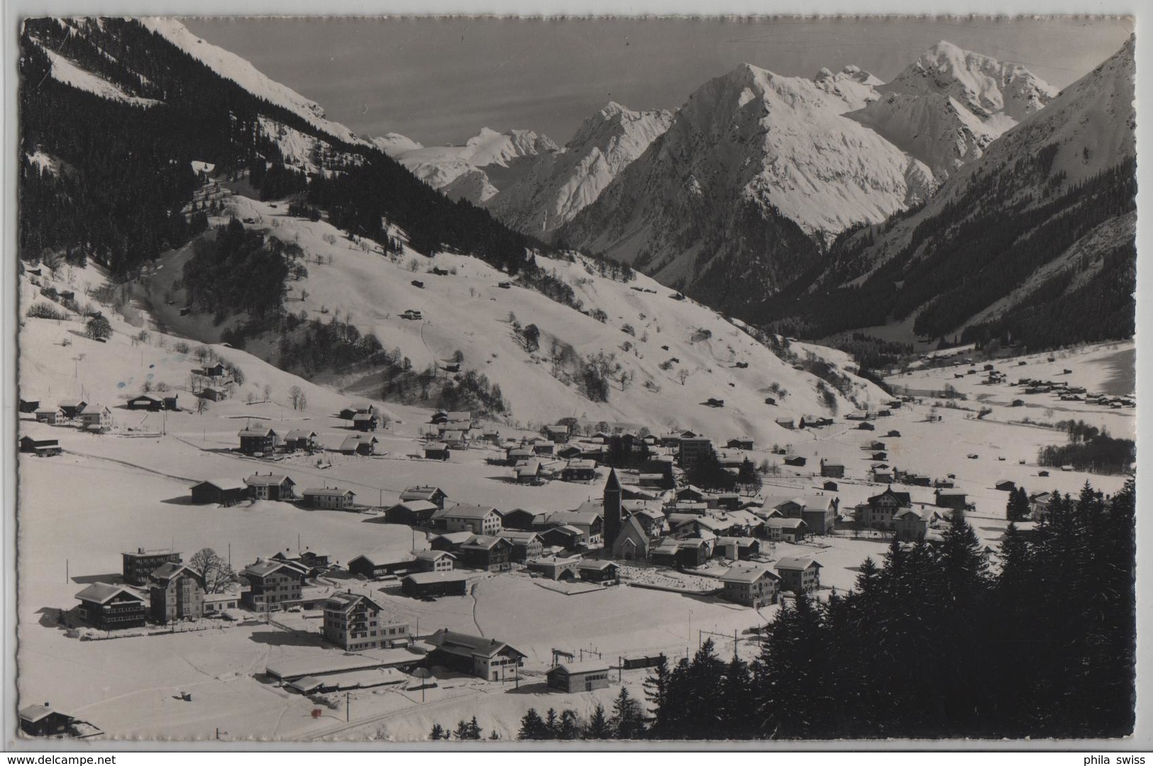 Klosters Und Silvrettagruppe Im Winter En Hiver - Photo: Berni No. 250 - Klosters