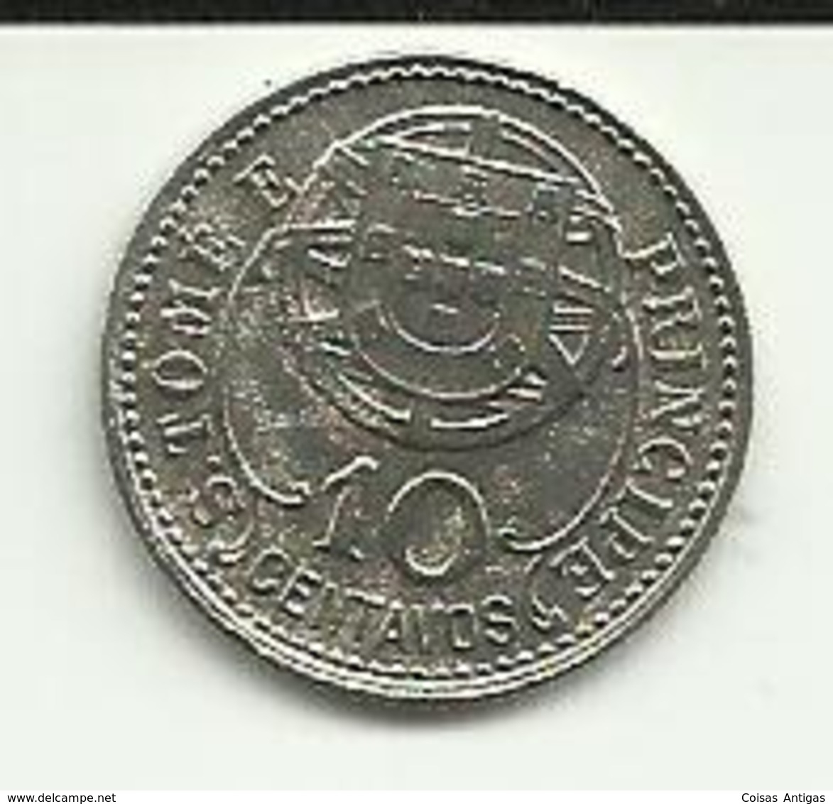 10 Centavos 1929 S. Tomé - Santo Tomé Y Príncipe