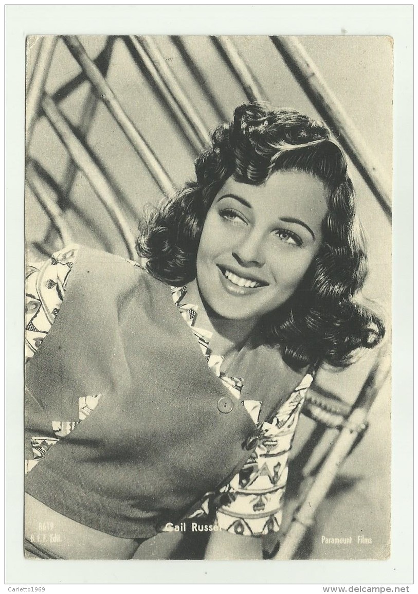 ATTRICE - GAIL RUSSEL PARAMOUNT FILMS  NV FG - Acteurs