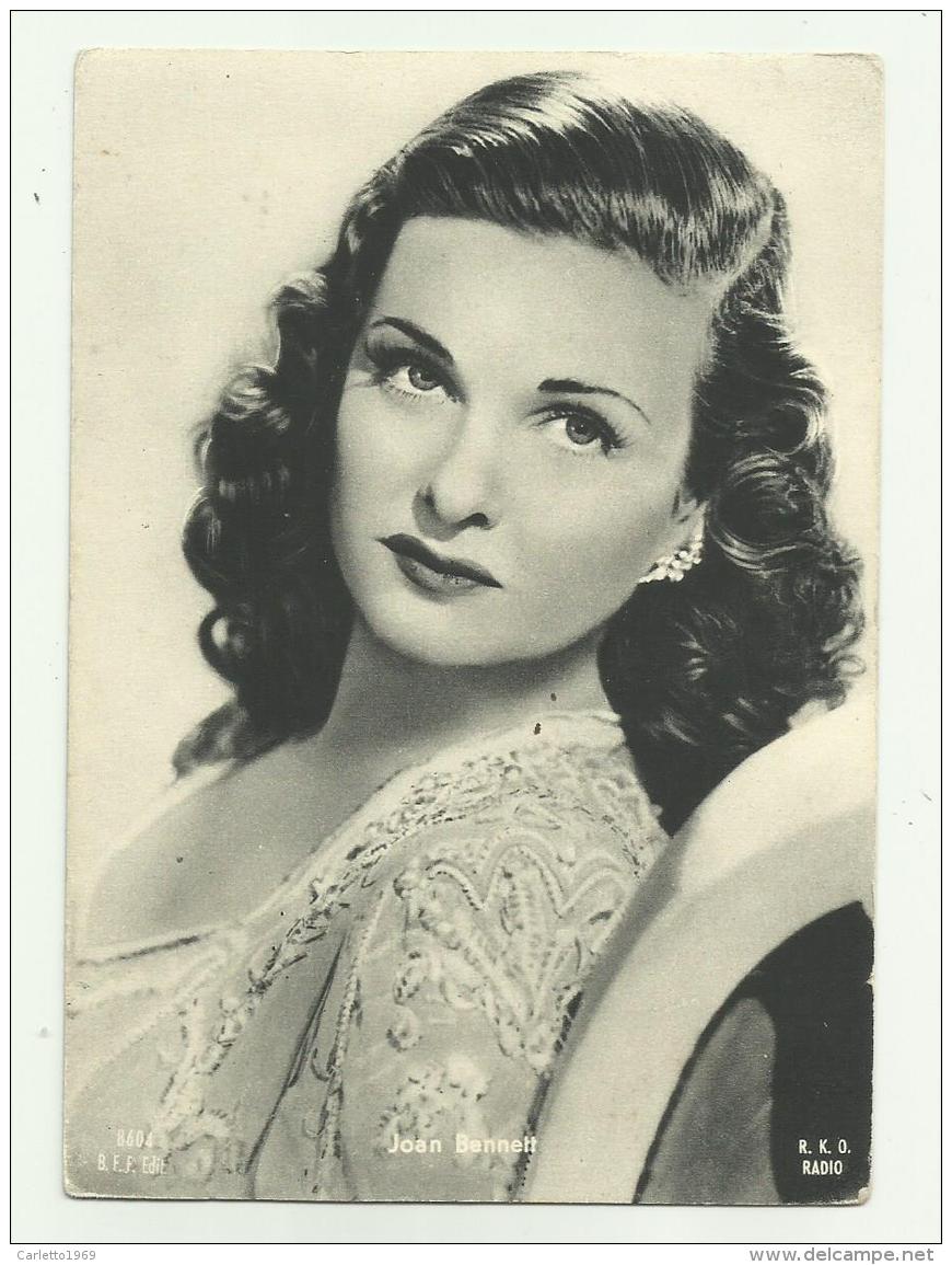 ATTRICE - JOAN BENNETT - R.K.O. RADIO   NV FG - Attori