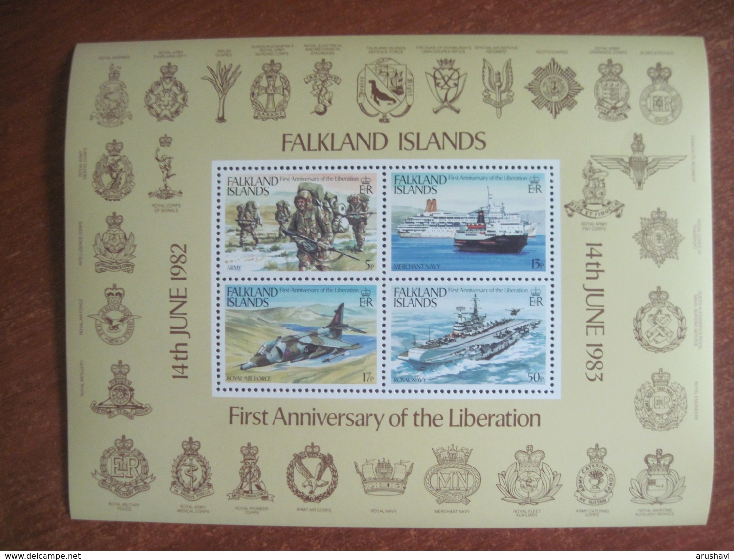 Falkland Islands 1983 Victory Anniversary Of Falklands War S/S  MNH - Falkland Islands