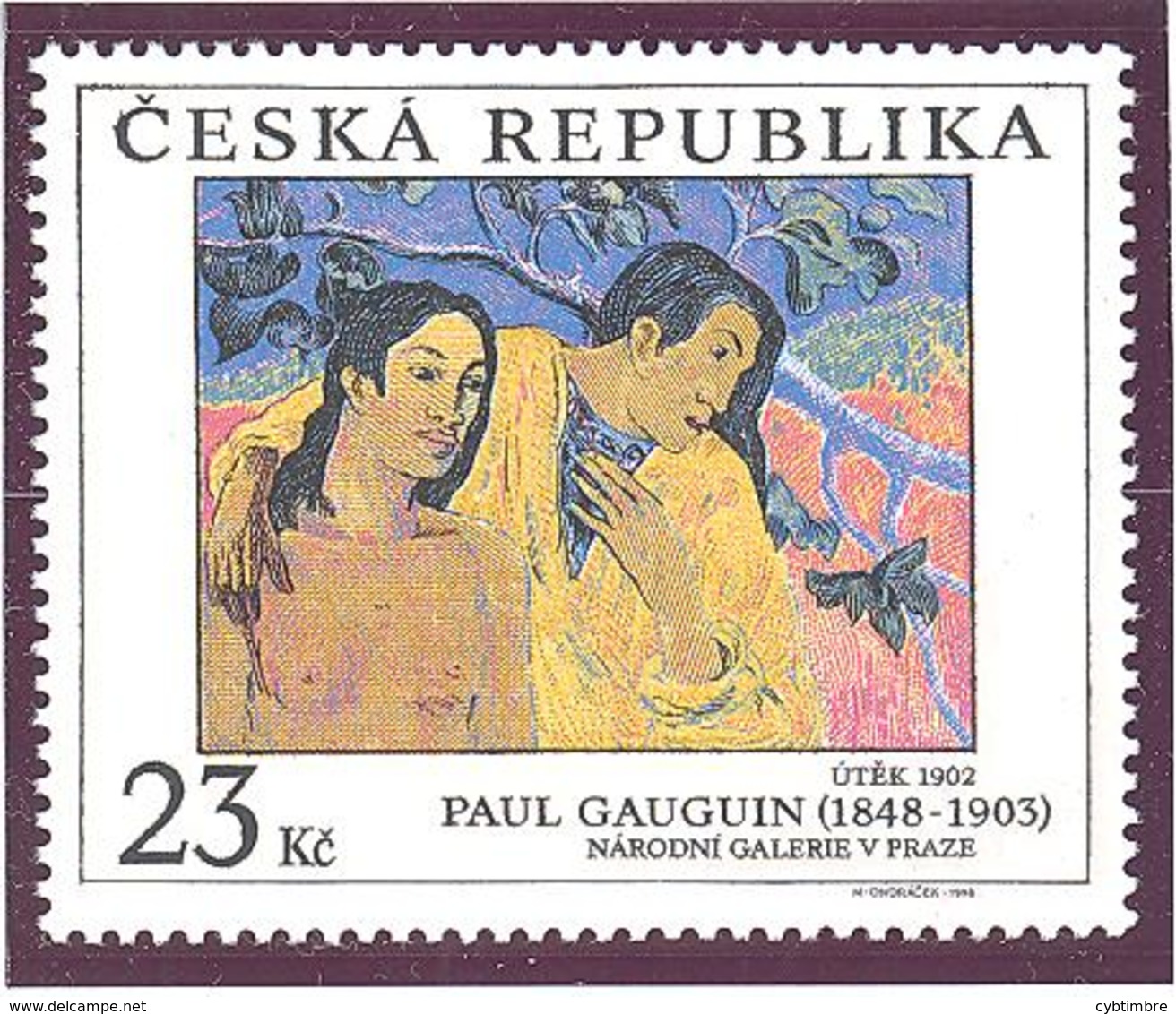 Tchequie: Yvert N° 186**; MNH; Tableau De Gauguin - Neufs