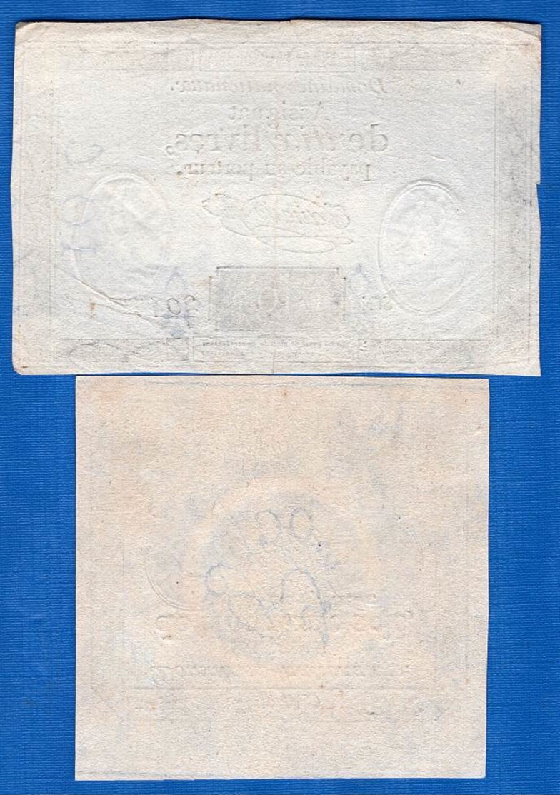 Assignat  2  Billets - Assignats & Mandats Territoriaux