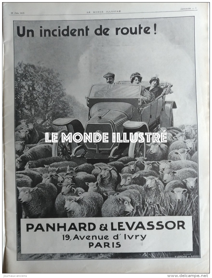 1913 INVENTION CHEMINS DE FER - BAYONNE - HYDROPLANE - L' ILE DE MARKEN - GRAND PRIX MOTOCYCLETTES - 1900 - 1949