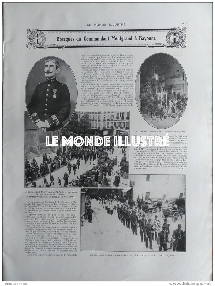 1913 INVENTION CHEMINS DE FER - BAYONNE - HYDROPLANE - L' ILE DE MARKEN - GRAND PRIX MOTOCYCLETTES - 1900 - 1949