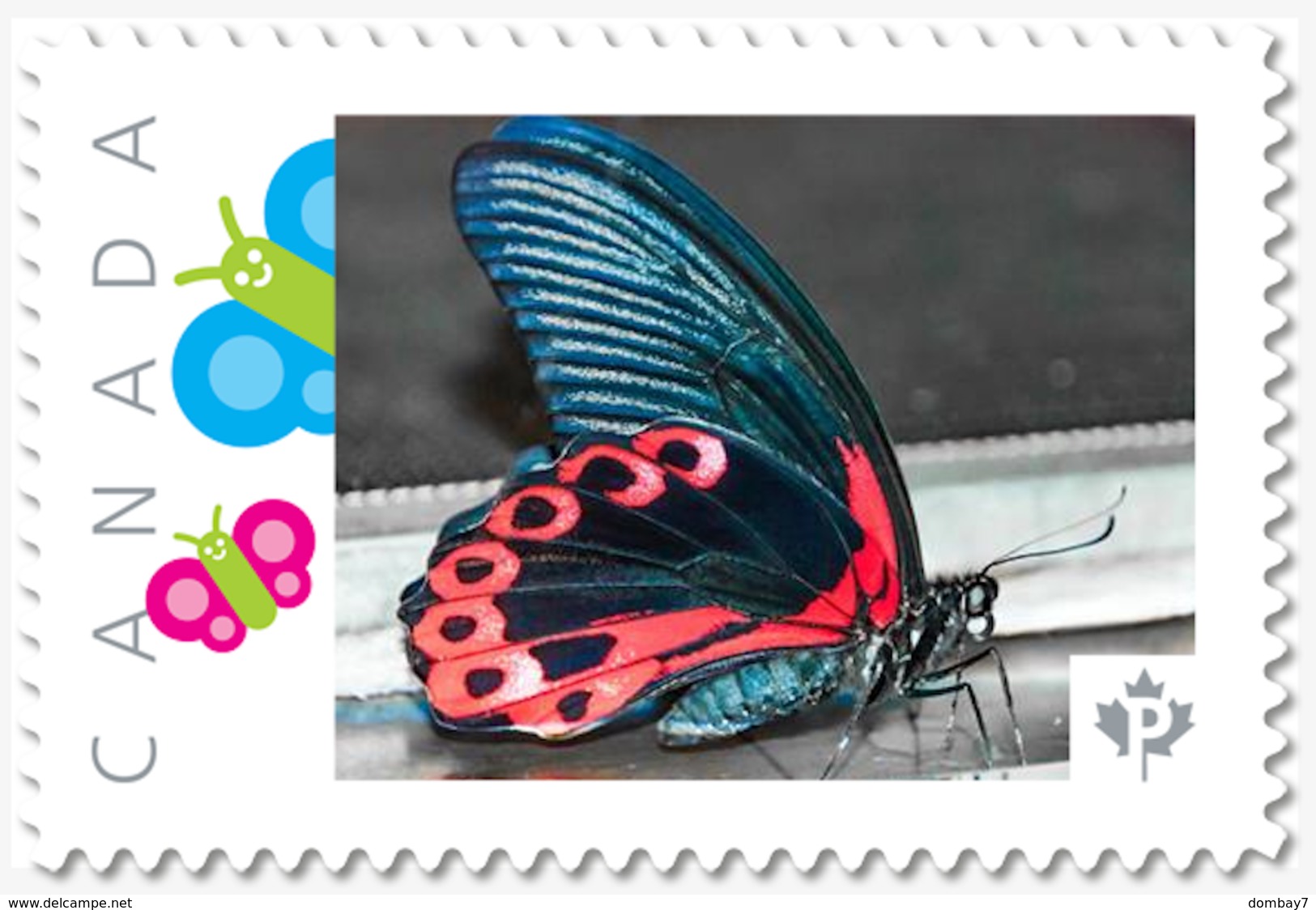 BUTTERFLY PAPILIO Custom/Personalized Postage Stamp MNH Canada 2018 [p18-05sn11] - Vlinders