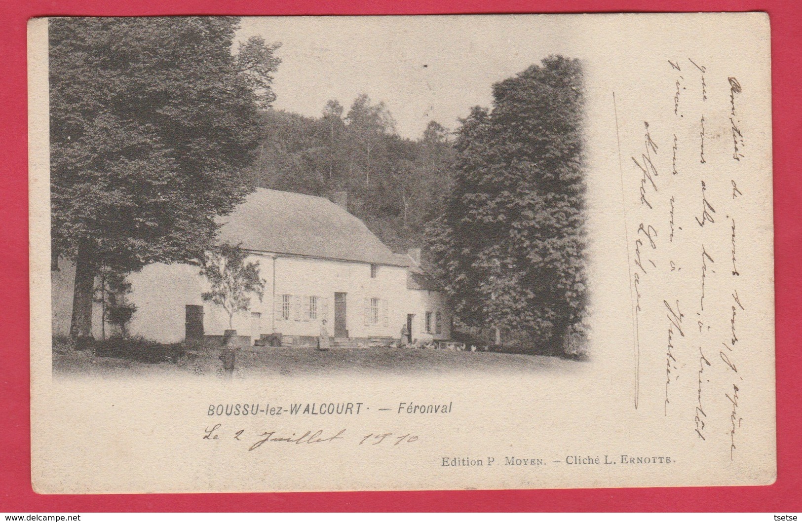 Boussu-lez-Walcourt - Févonval ... Maison , Ferme - 1910 ( Voir Verso ) - Froidchapelle