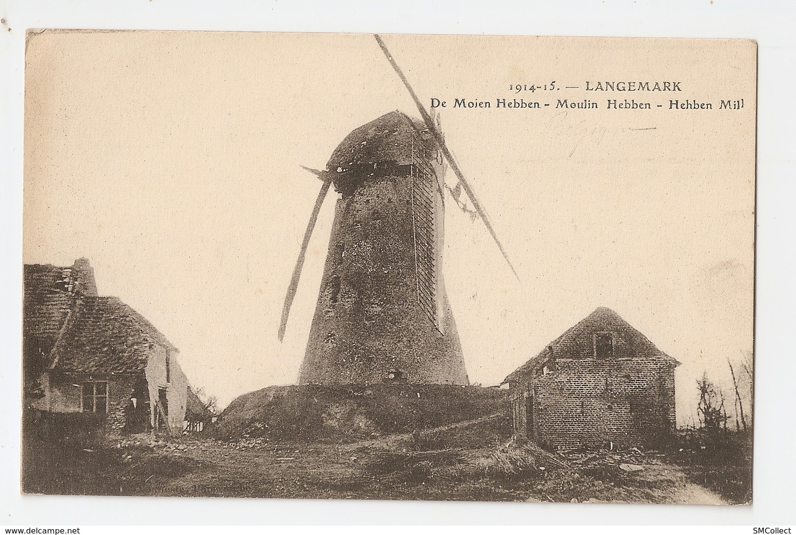 Belgique. Langemark, De Molen Hebben (2464) - Langemark-Poelkapelle