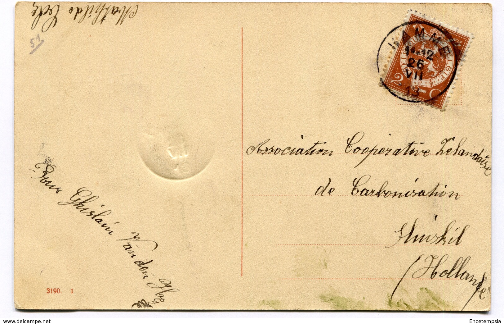 CPA - Carte Postale - Belgique - Hamme - Une Ruelle - 1913 (CP2887) - Hamme