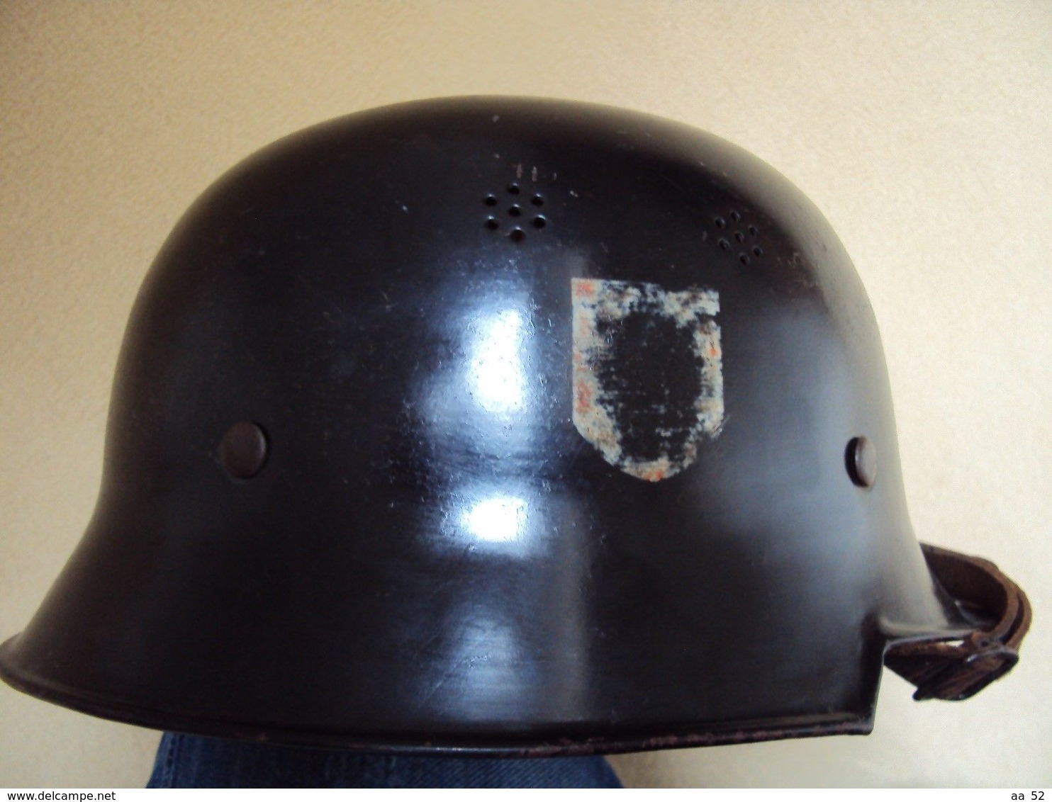 Casque M34 Allemand - Feuerschutzpolizeï - Headpieces, Headdresses