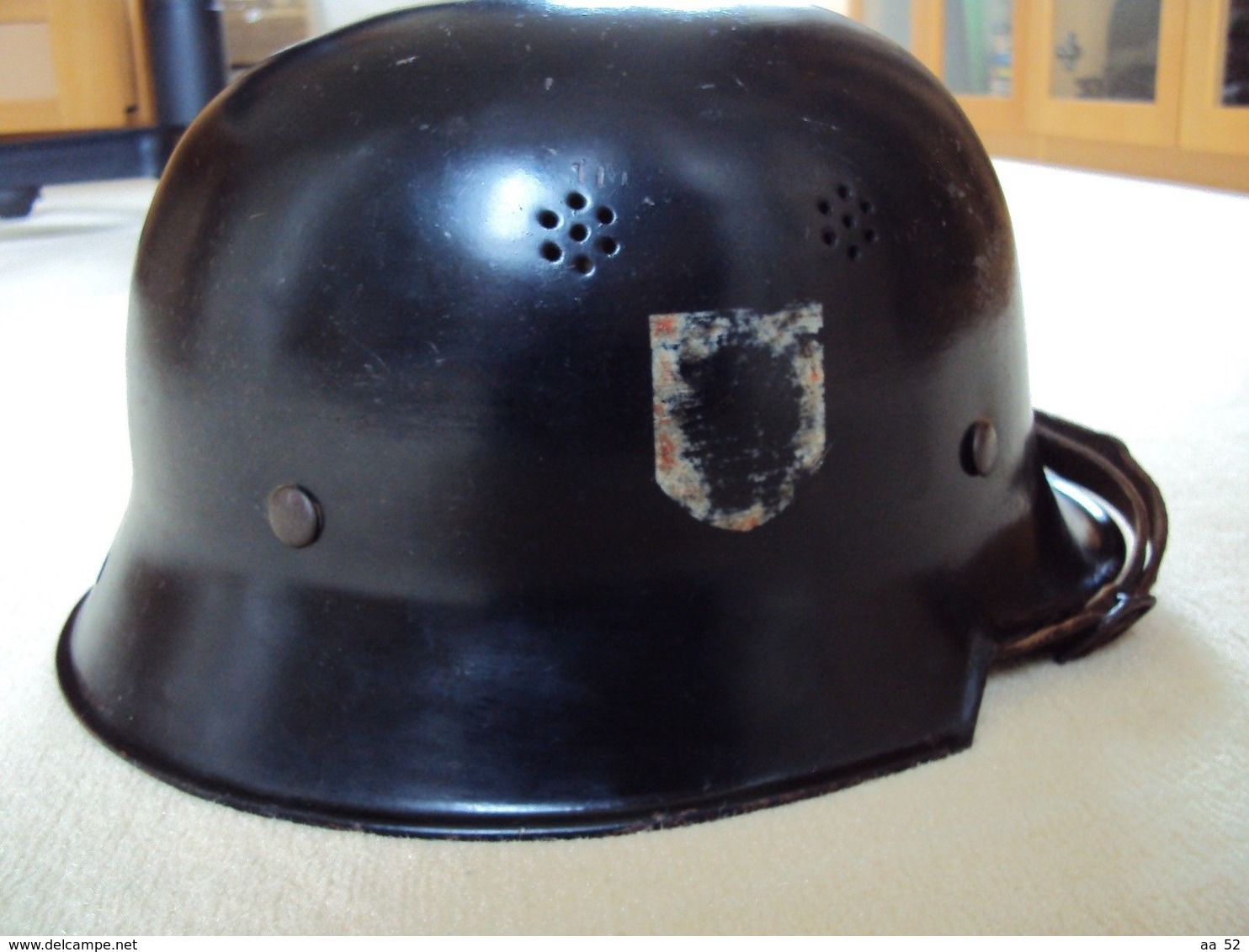 Casque M34 Allemand - Feuerschutzpolizeï - Headpieces, Headdresses
