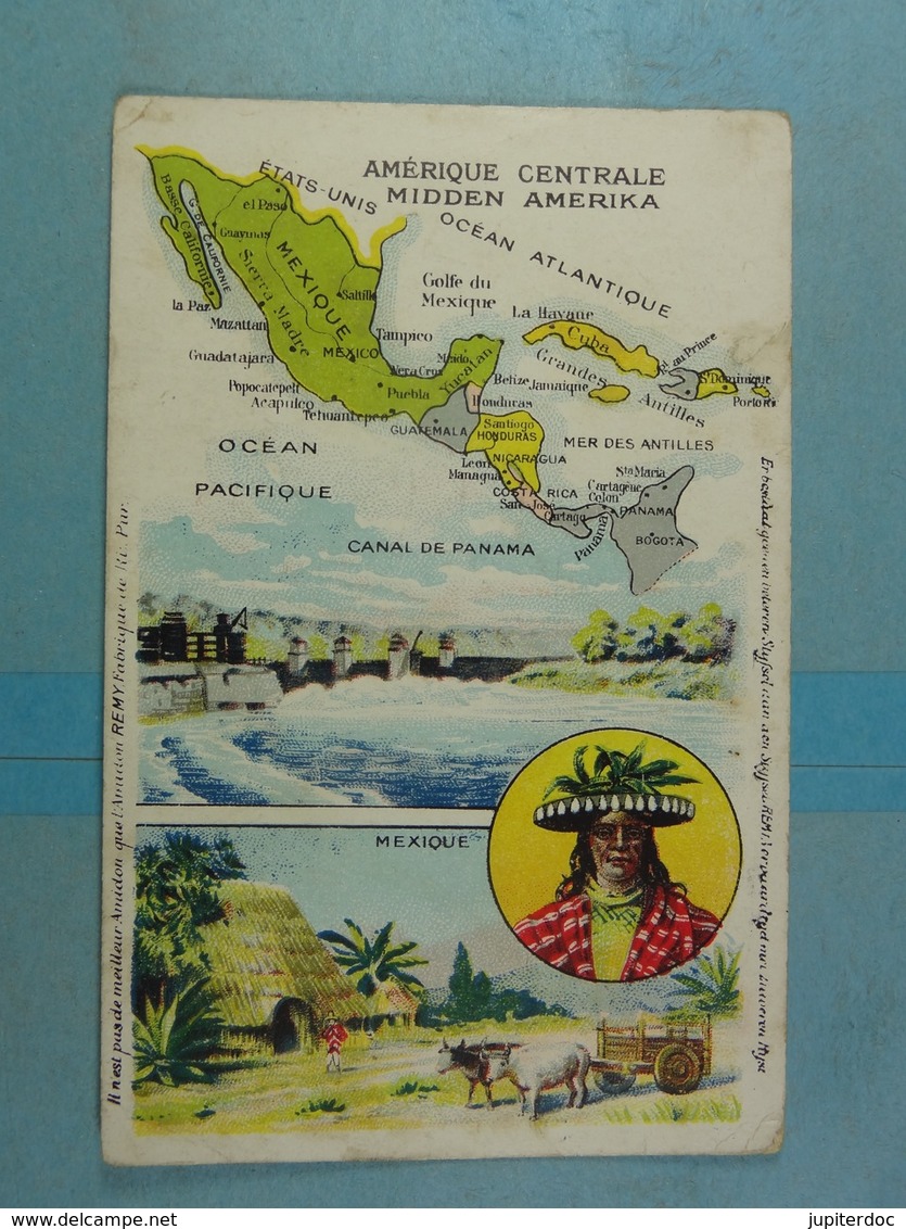 Amidon Remy Amérique Centrale - Cartes Géographiques