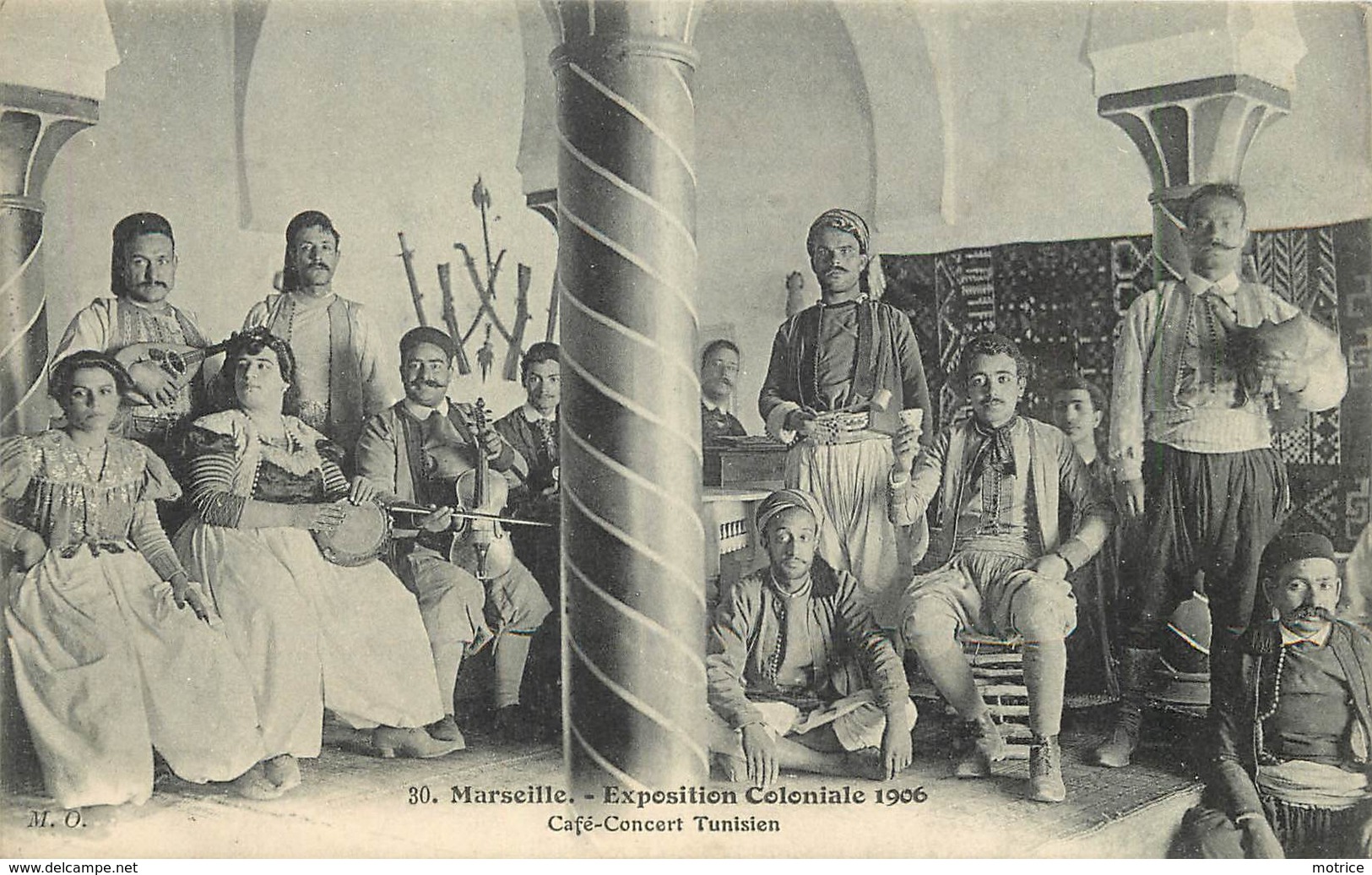 MARSEILLE - Exposition Coloniale 1906, Café Concert Tunisien. - Electrical Trade Shows And Other
