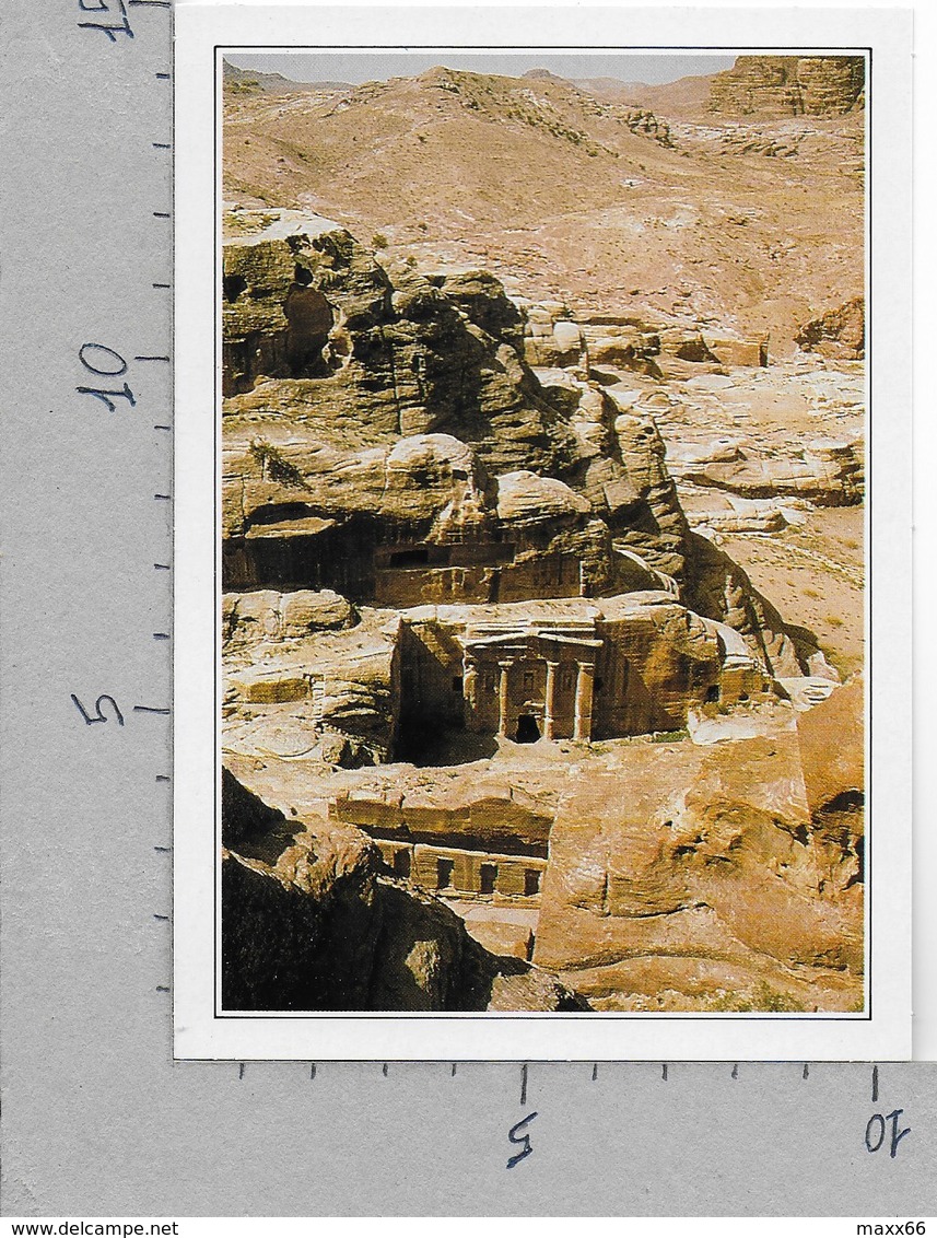 CARTOLINA NV DE AGOSTINI - GIORDANIA - Petra - Tombe - Vedute Dal Mondo - 10 X 15 - Giordania