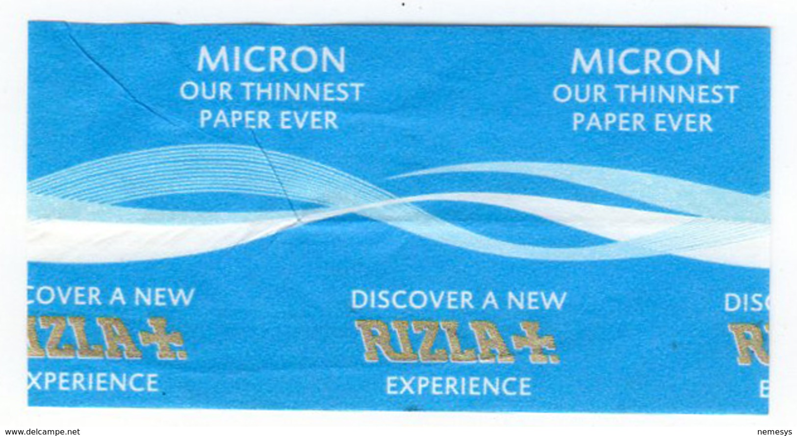 NEW RIZLA MICRON WARNING PAPER Discover A New Experience10 Left - Altri & Non Classificati
