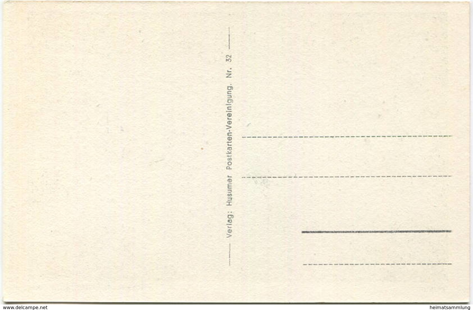 Husum - Pesel Im Ostenfelderhaus - Verlag Husumer Postkarten-Vereinigung - Husum