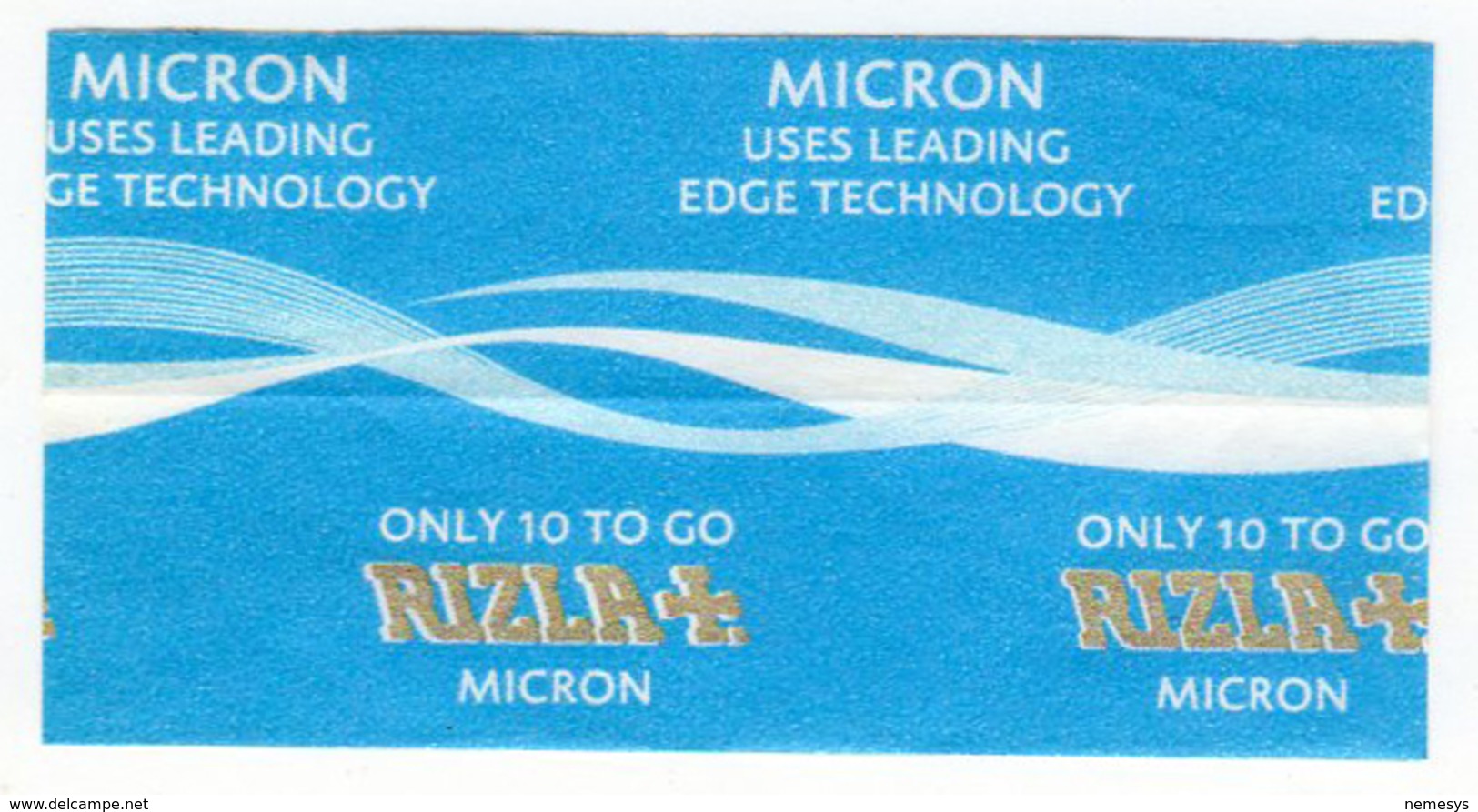 NEW RIZLA MICRON WARNING PAPER Only 10 To Go 10 Left - Altri & Non Classificati