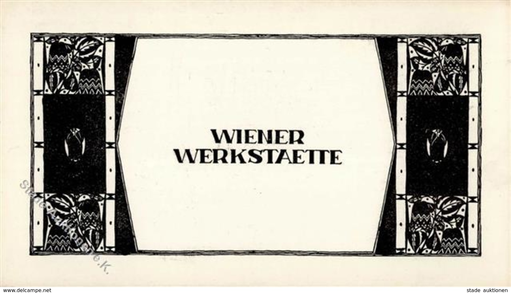 Wiener Werkstätte Andruck I- (keine AK) - Non Classificati