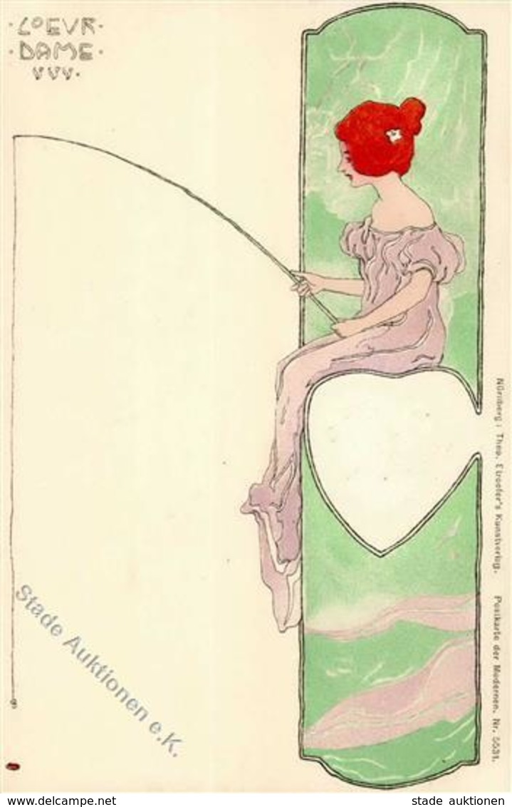 Kirchner, R. Coeur Dame Künstlerkarte I-II - Kirchner, Raphael