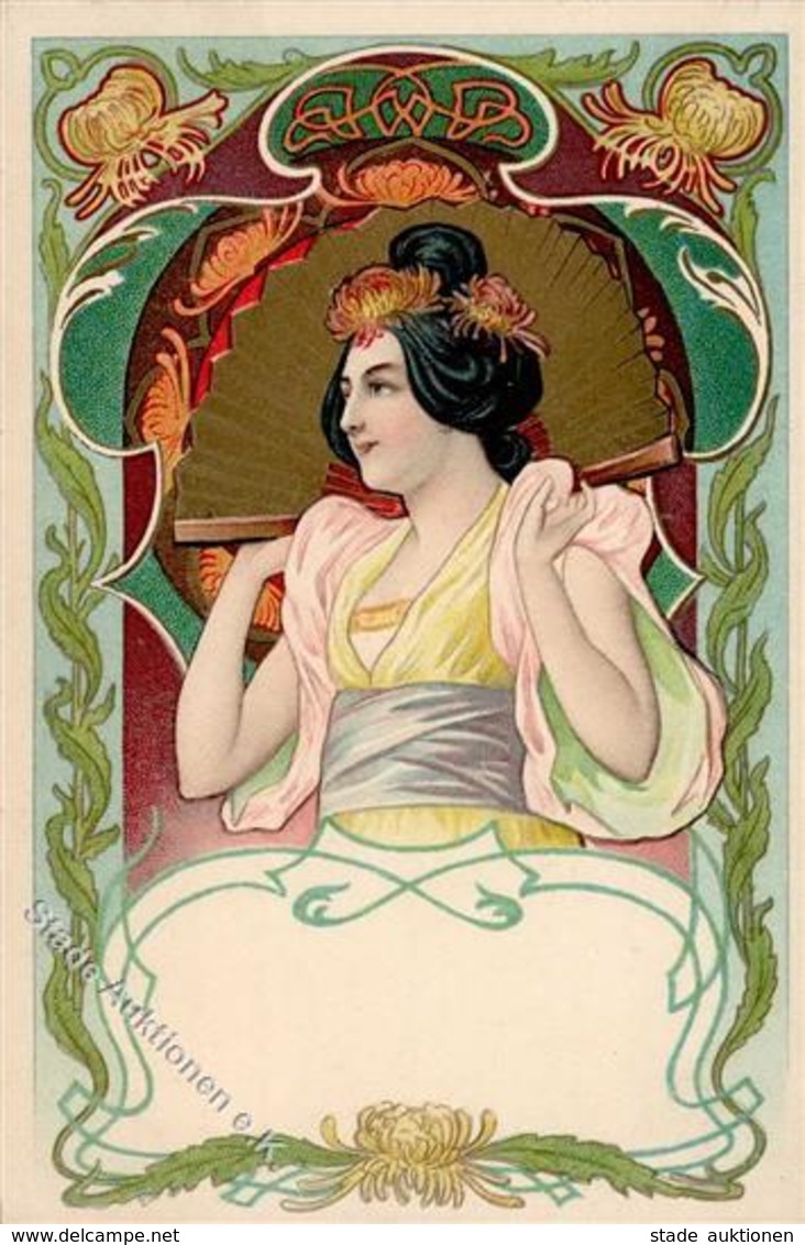 Jugendstil Frau  I-II Art Nouveau - Non Classés