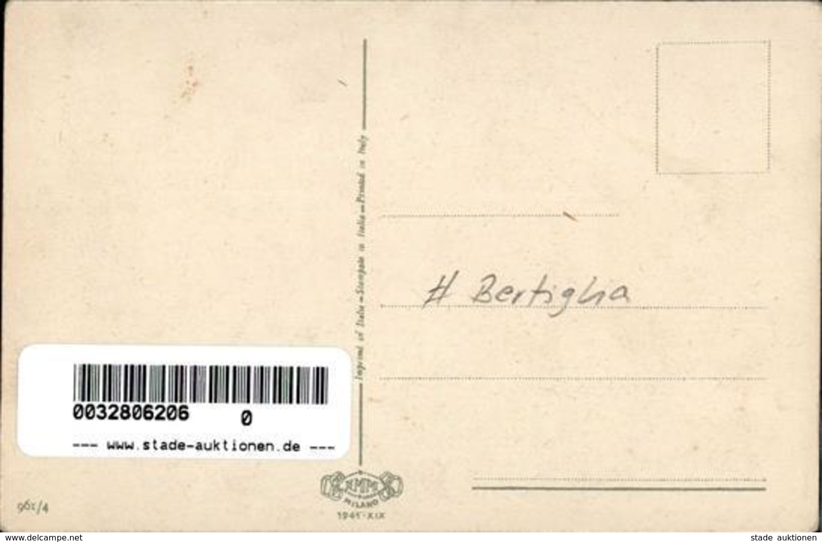 Bertiglia, A. Kinder In Uniform  Künstlerkarte I-II - Unclassified