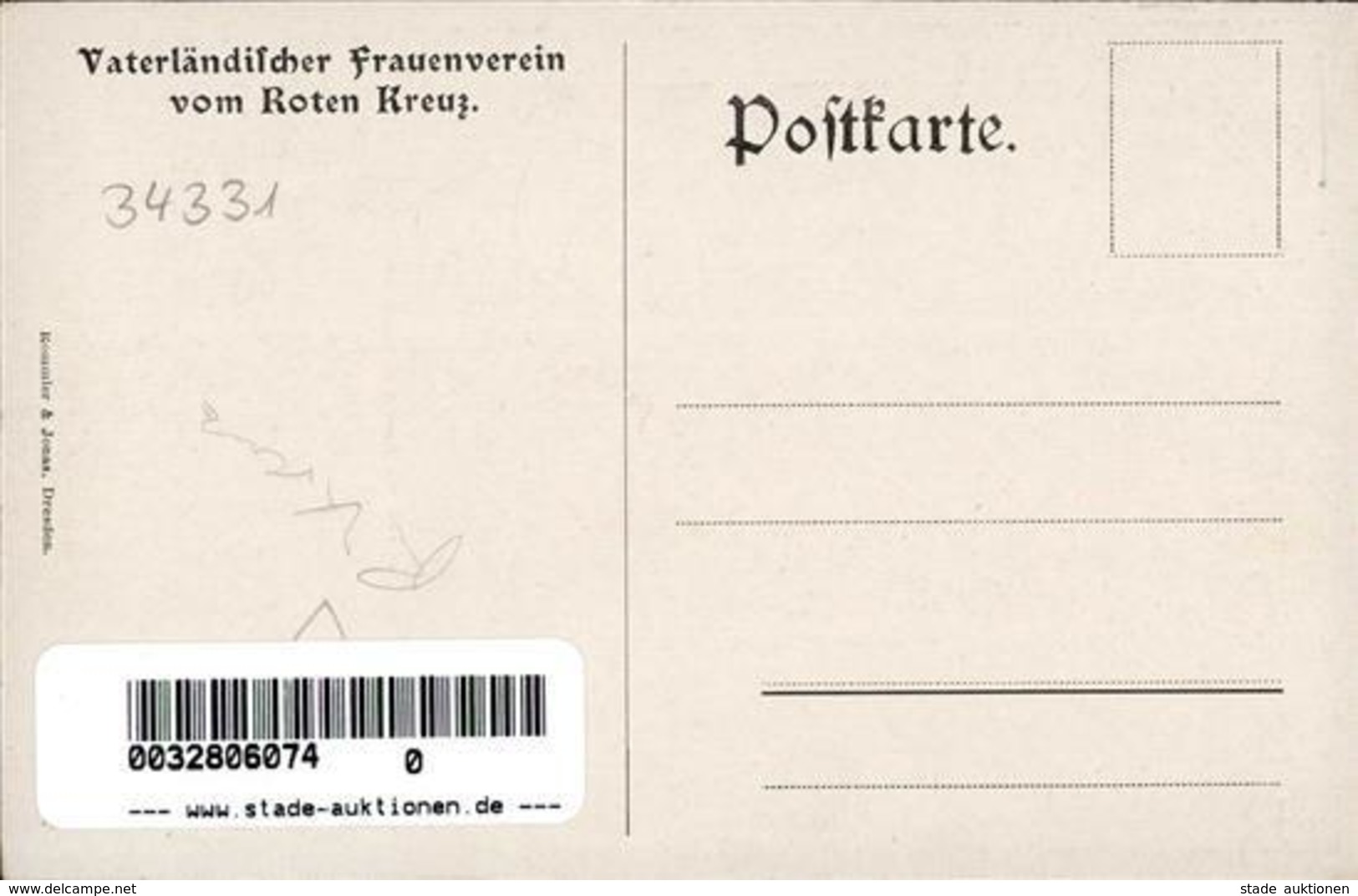 Caspari Kinder Rotes Kreuz Künstlerkarte I-II - Unclassified