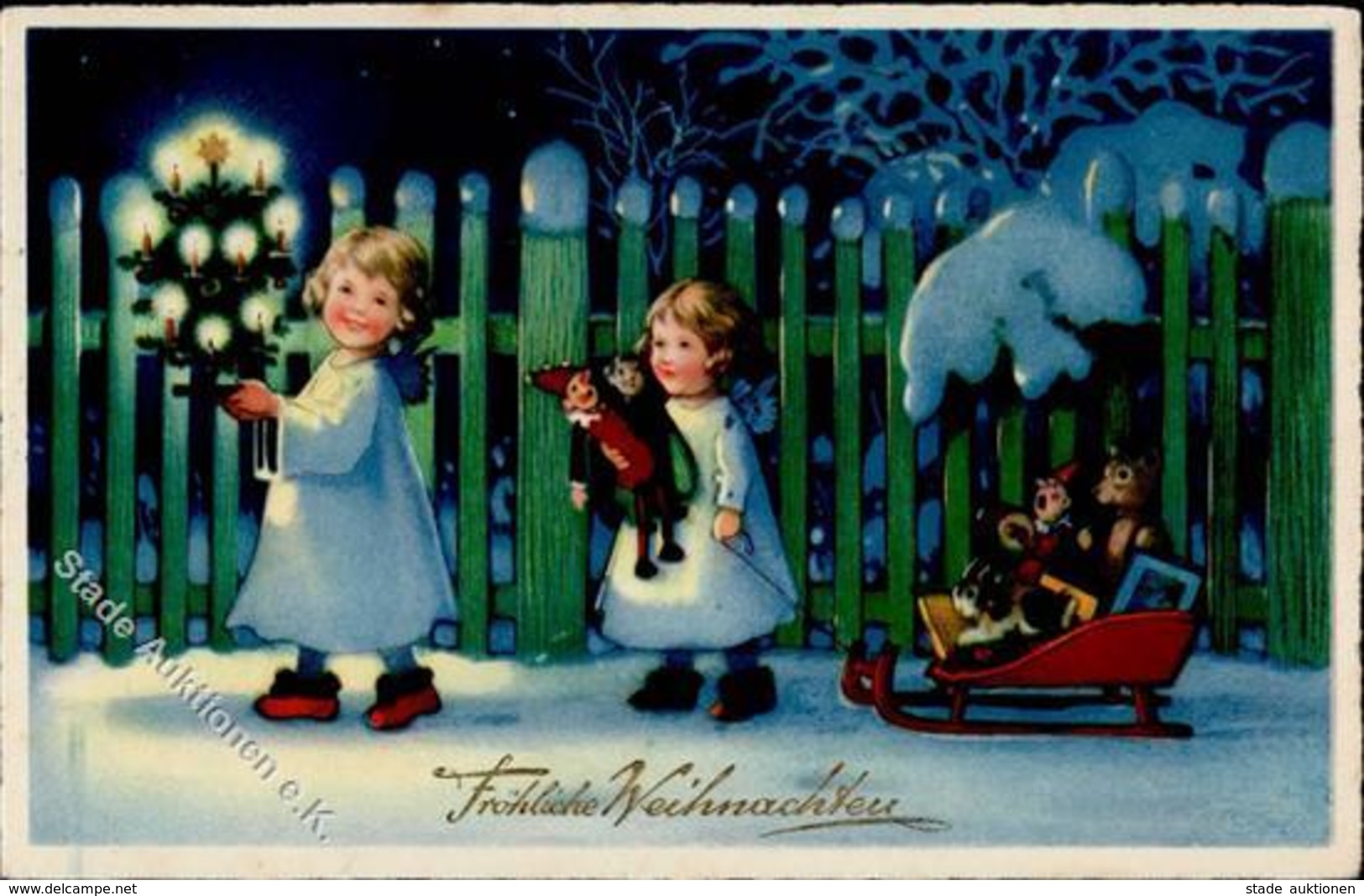 Engelhard, P.O. / POE Puppen Weihnachten I-II Noel - Non Classés