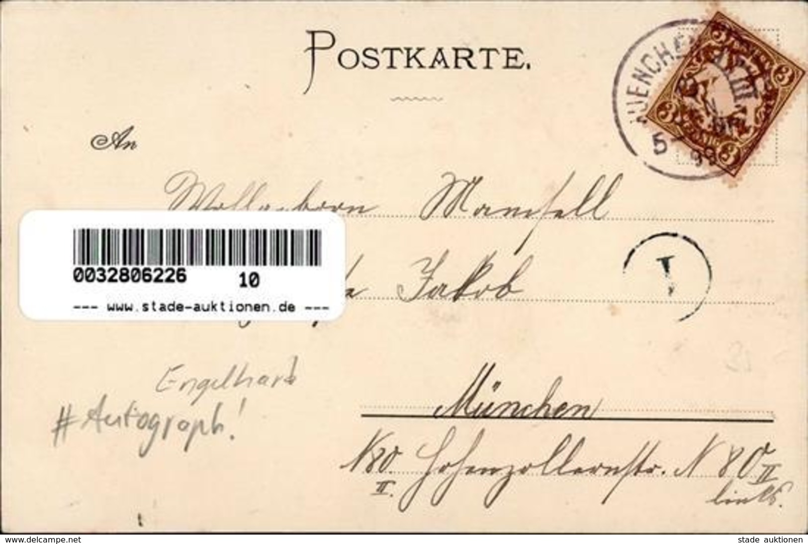 Engelhard, P.O. / POE Schlittschuh Laufen 1899 I-II - Unclassified