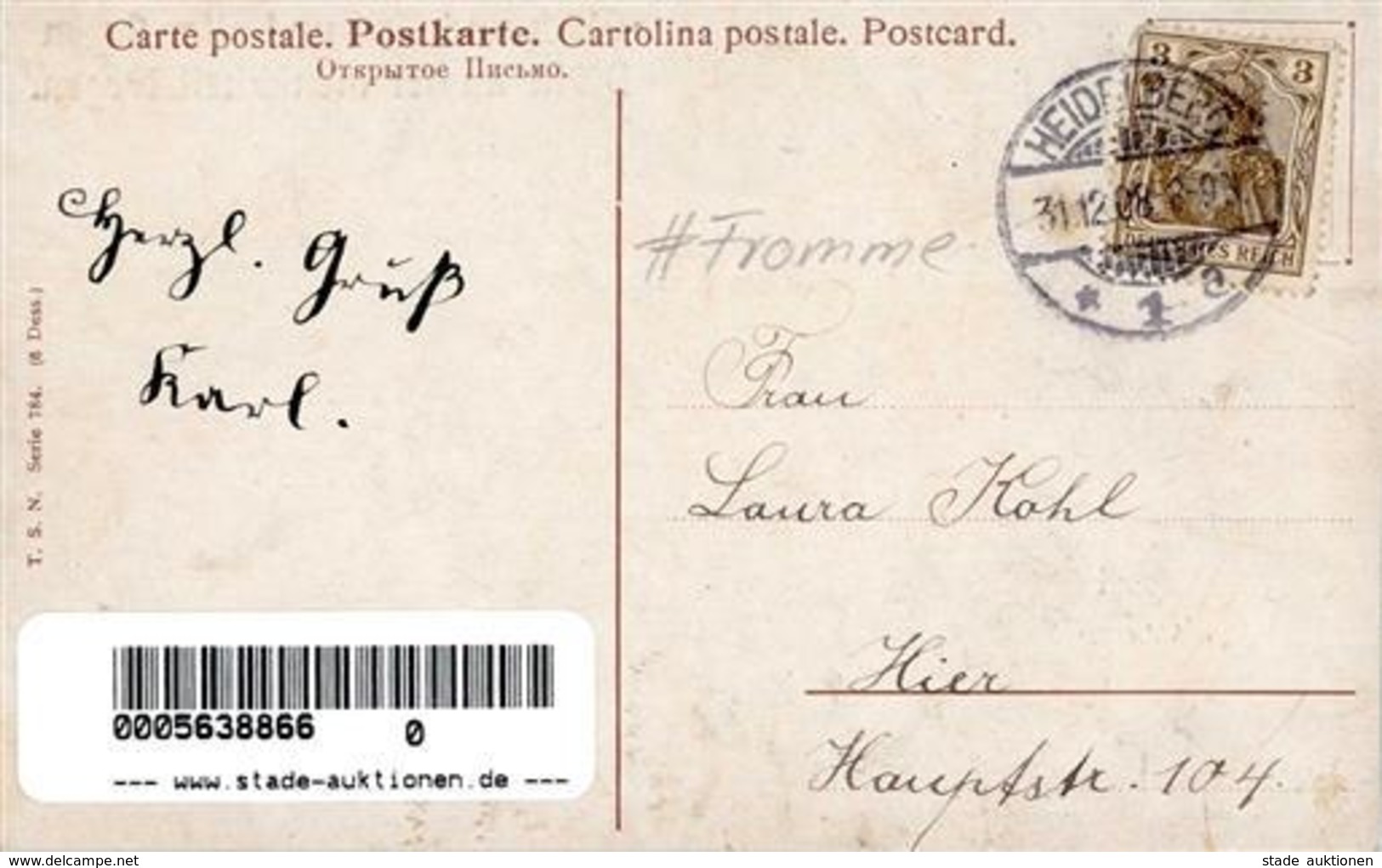 Fromme, L. Zwerge Putten  Künstlerkarte 1908 I-II Lutin - Non Classés