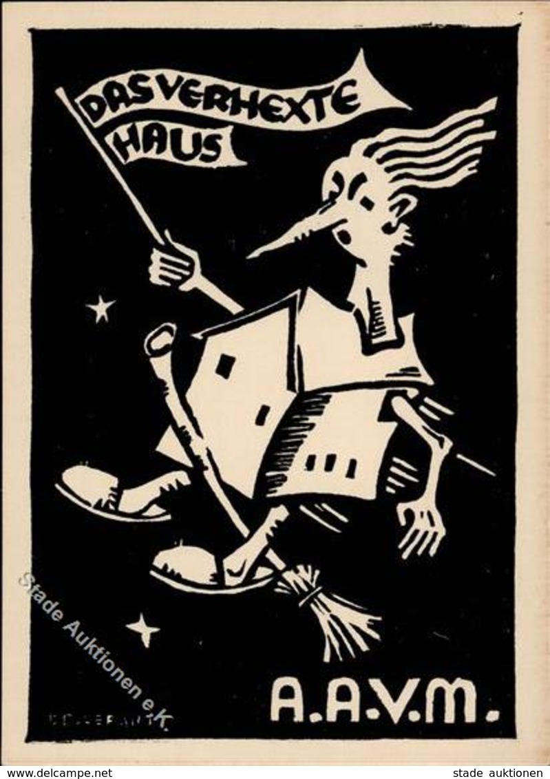 Kunstgeschichte MÜNCHEN - Das VERHEXTE HAUS - FASCHINGSFEST Im Künstlerhaus 1931, Sign., I - Non Classificati