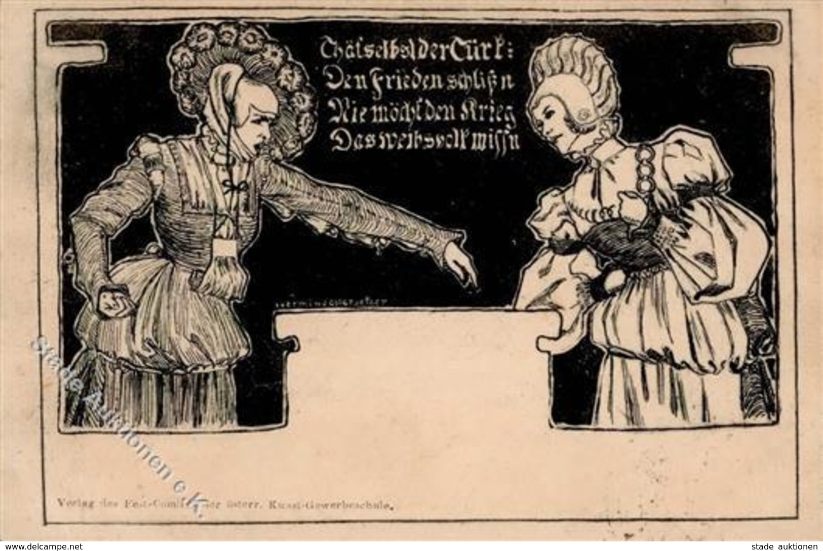 Kunstgeschichte Wien Sign. Ostersetzer, Hermine Künstlerfest 1899 I-II - Ohne Zuordnung