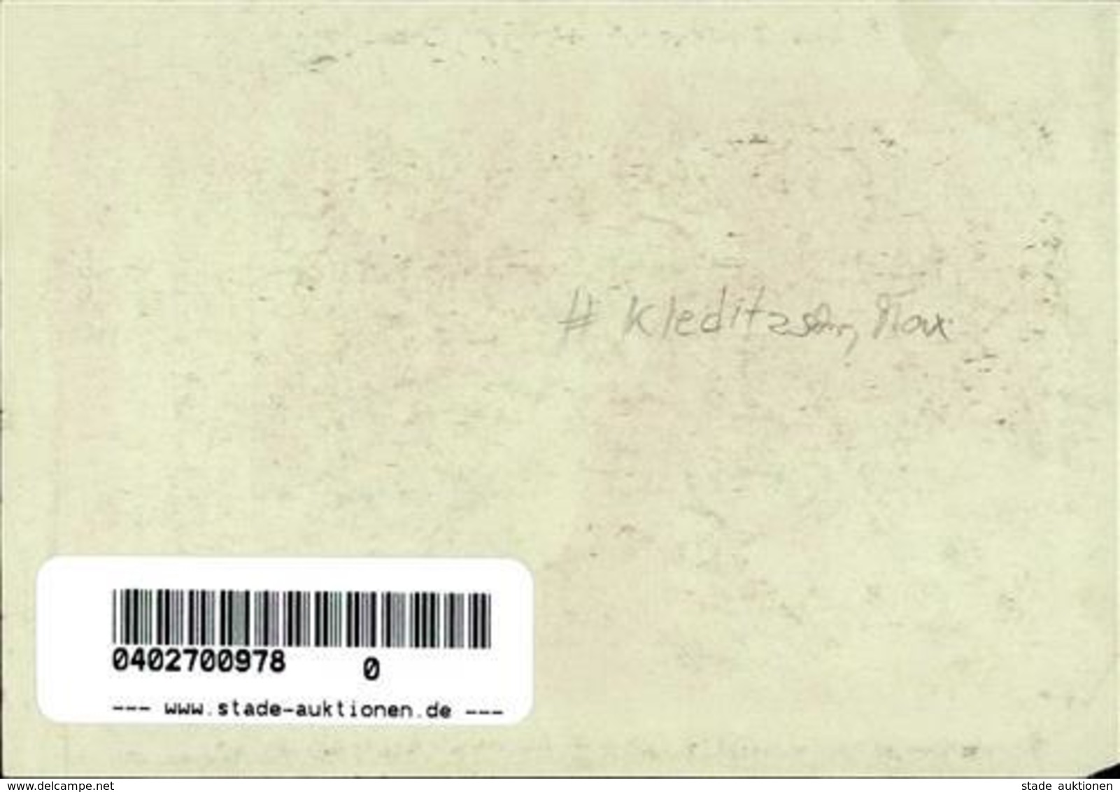 Exlibris Sign. Kleditzsch, Max Künstlerkarte I-II (keine Ak-Einteilung) - Unclassified