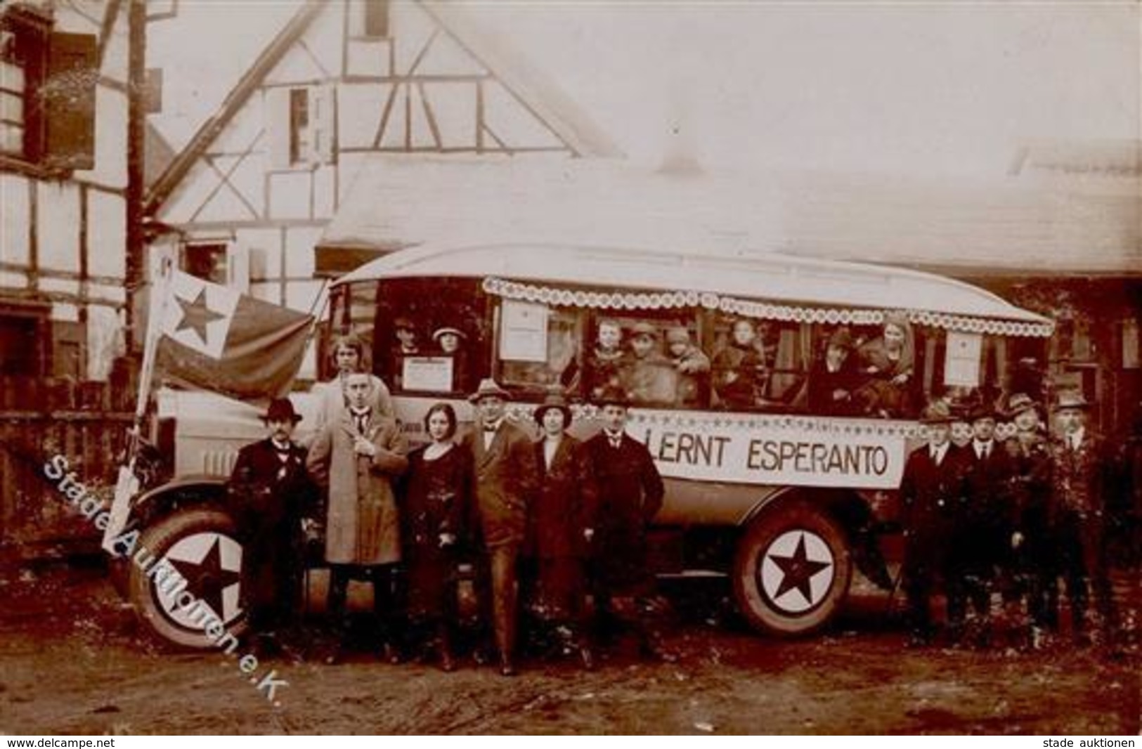 Esperanto Foto AK I-II - Esperanto