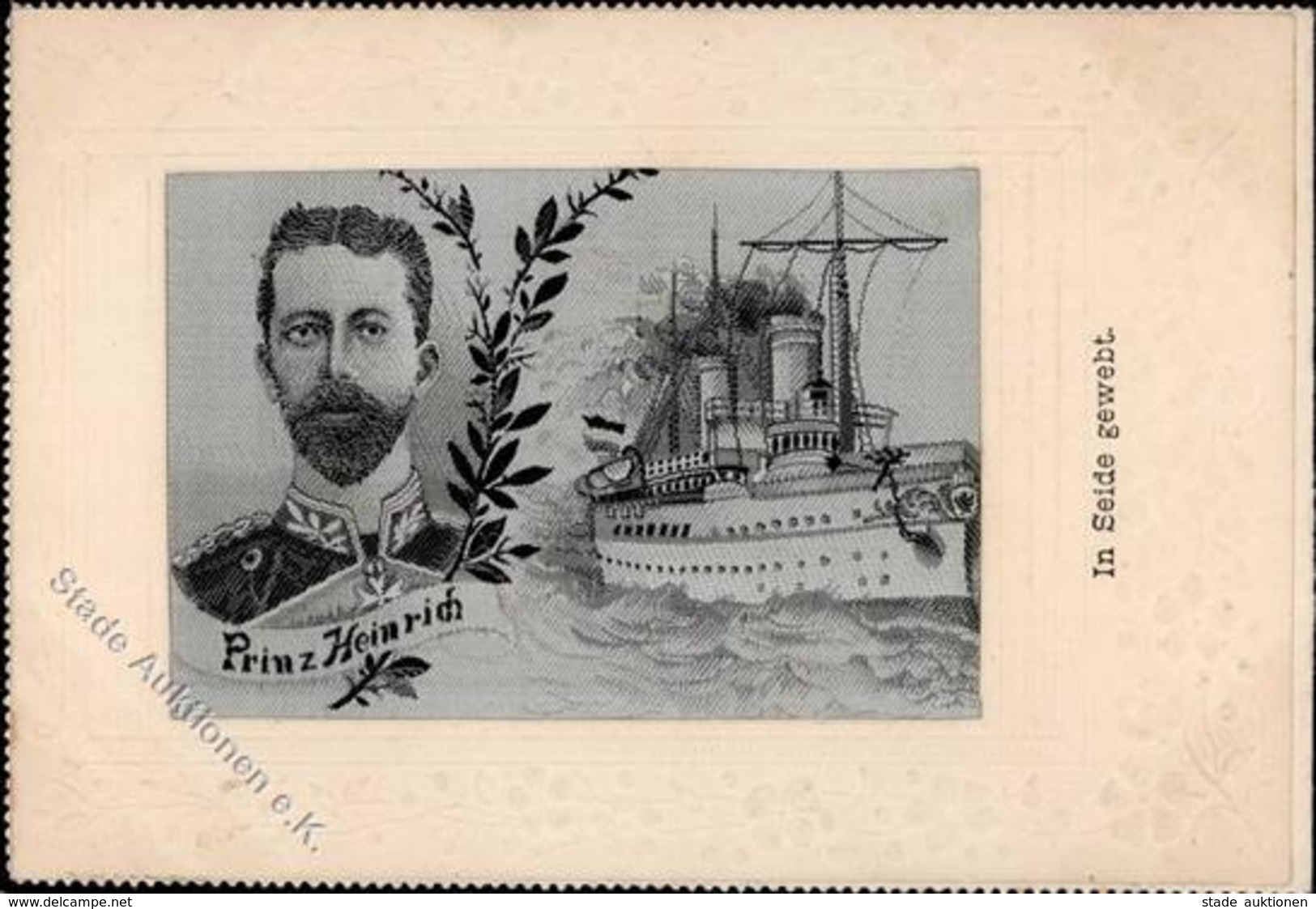 Seide Gewebt Prinz Heinrich 1900 I-II Soie - Unclassified