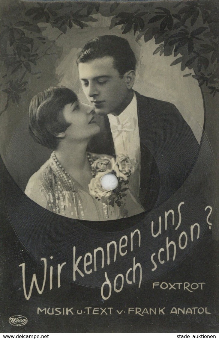 SCHALLPLATTEN-AK - Weco 191 -Wir Kennen Uns Doch Schon?- I - Zonder Classificatie