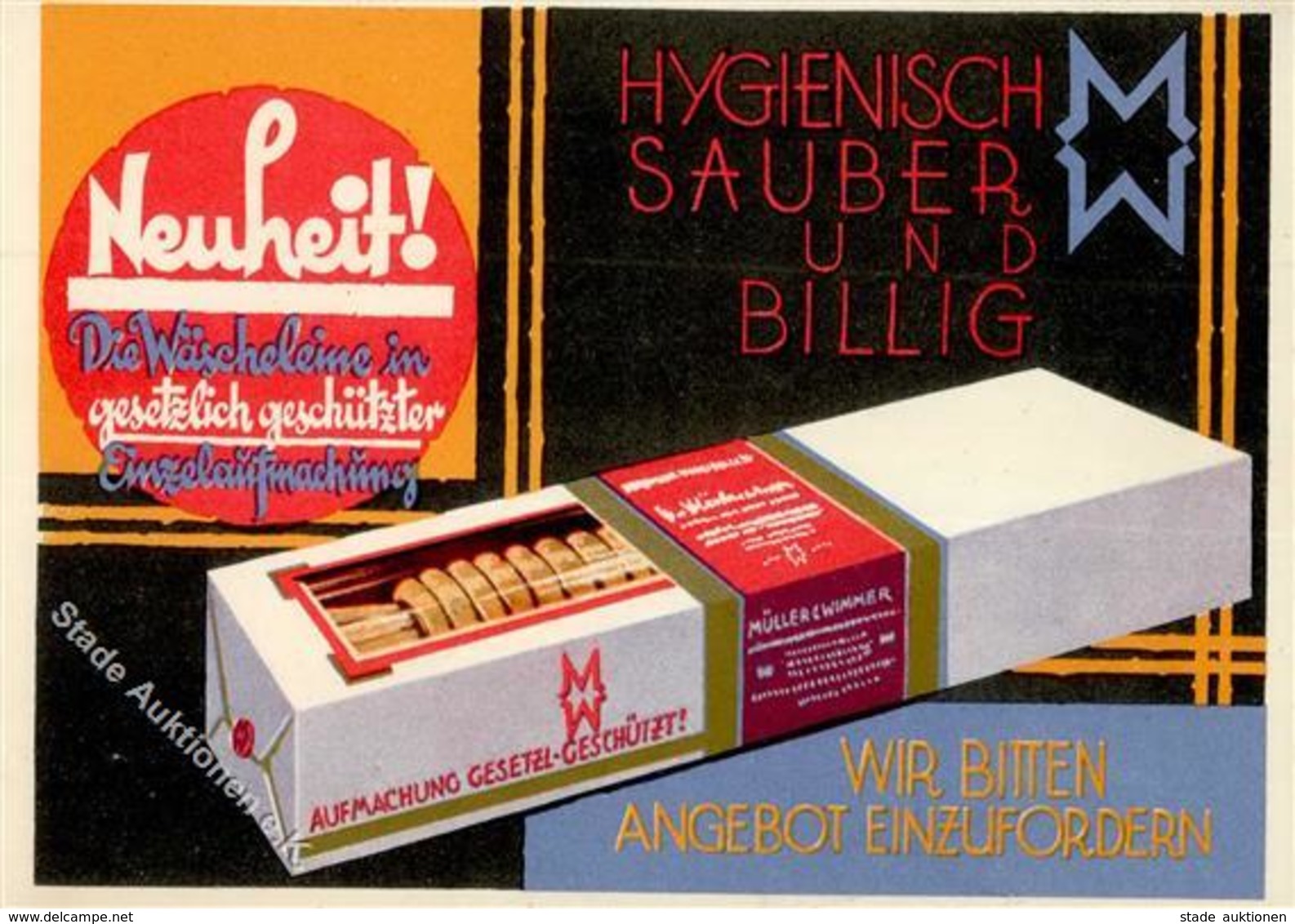 SCHLOTHEIM,Thür. - SPORTARTKELFABRIK Müller&Wimmer Mit Franco-o 1931 I - Advertising