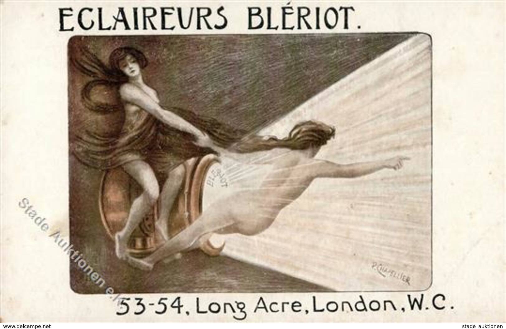 Werbung Elaireurs Bleriot Sign. Chapellier, P. Künstlerkarte I-II Publicite - Publicité