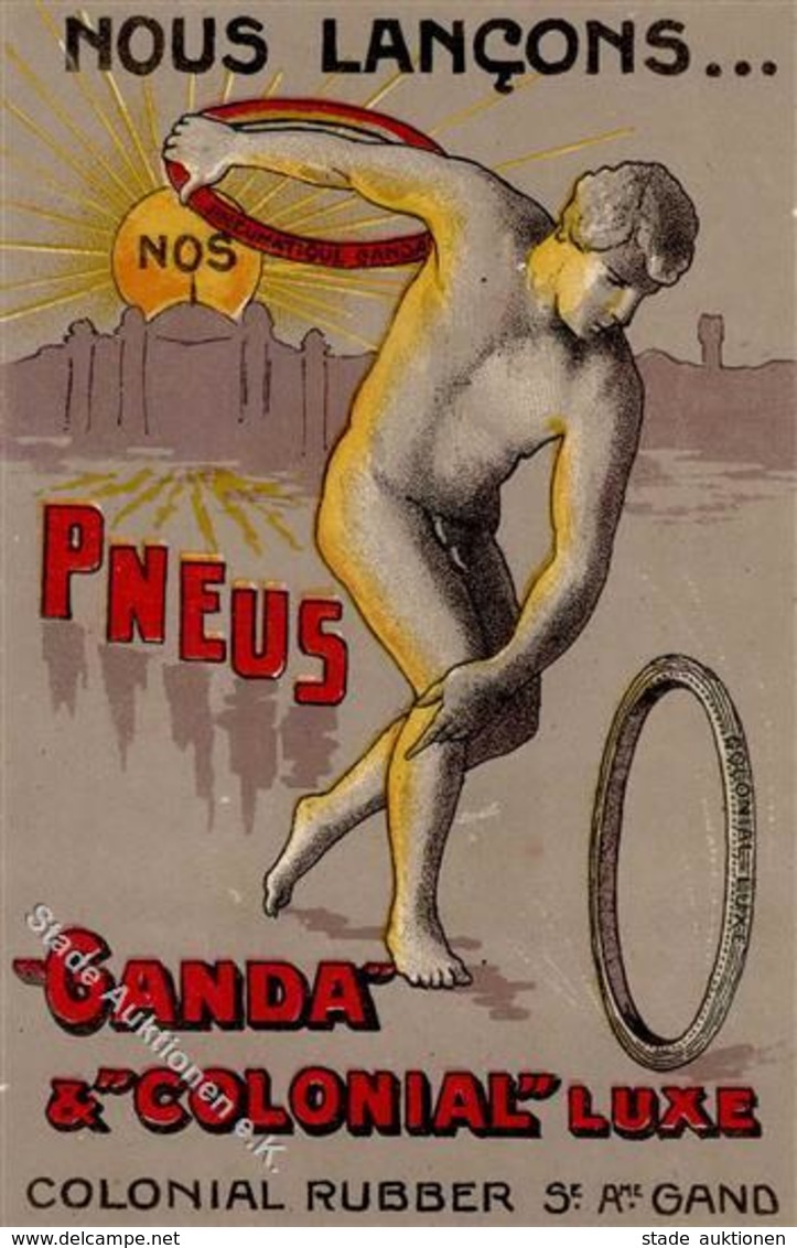 Werbung Pneus Ganda I-II Publicite - Publicité