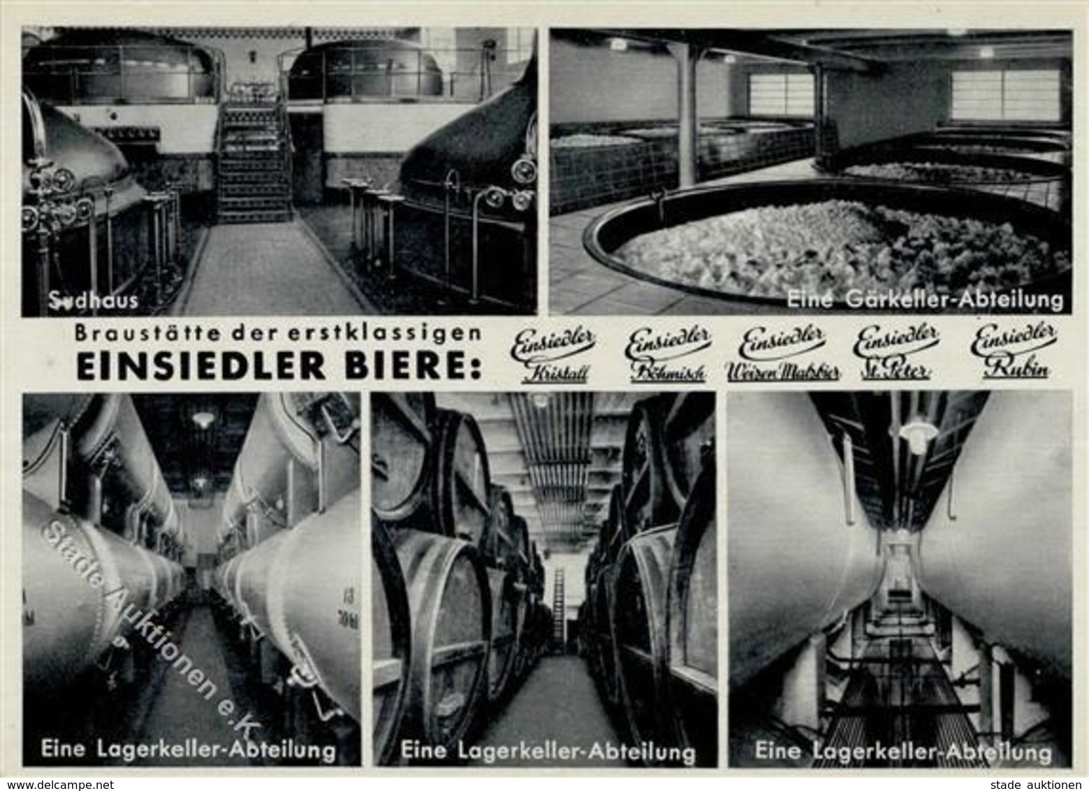 EINSIEDLER-BIERE - (o Freiberg,Sa.) I-II - Werbepostkarten