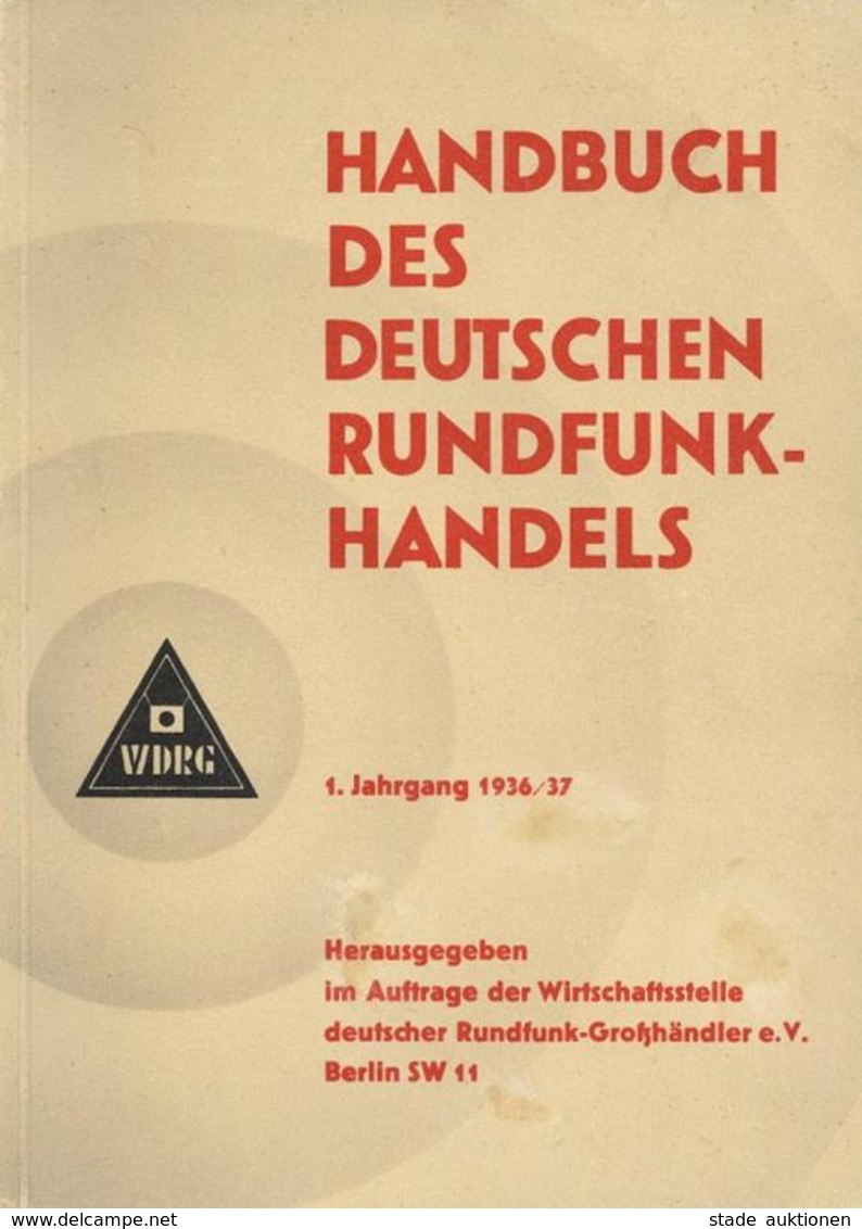 Radio Handbuch Des Deutschen Rundfunkhandels 374 Seiten Sehr Viele Abbildungen II - Radio