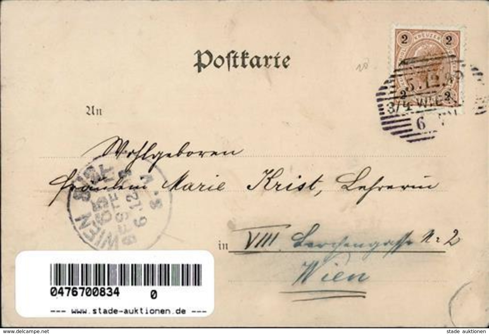 Spitze (Klöppeln) Stickmuster Verlag TSN 7  Künstlerkarte 1899 I-II - Industry