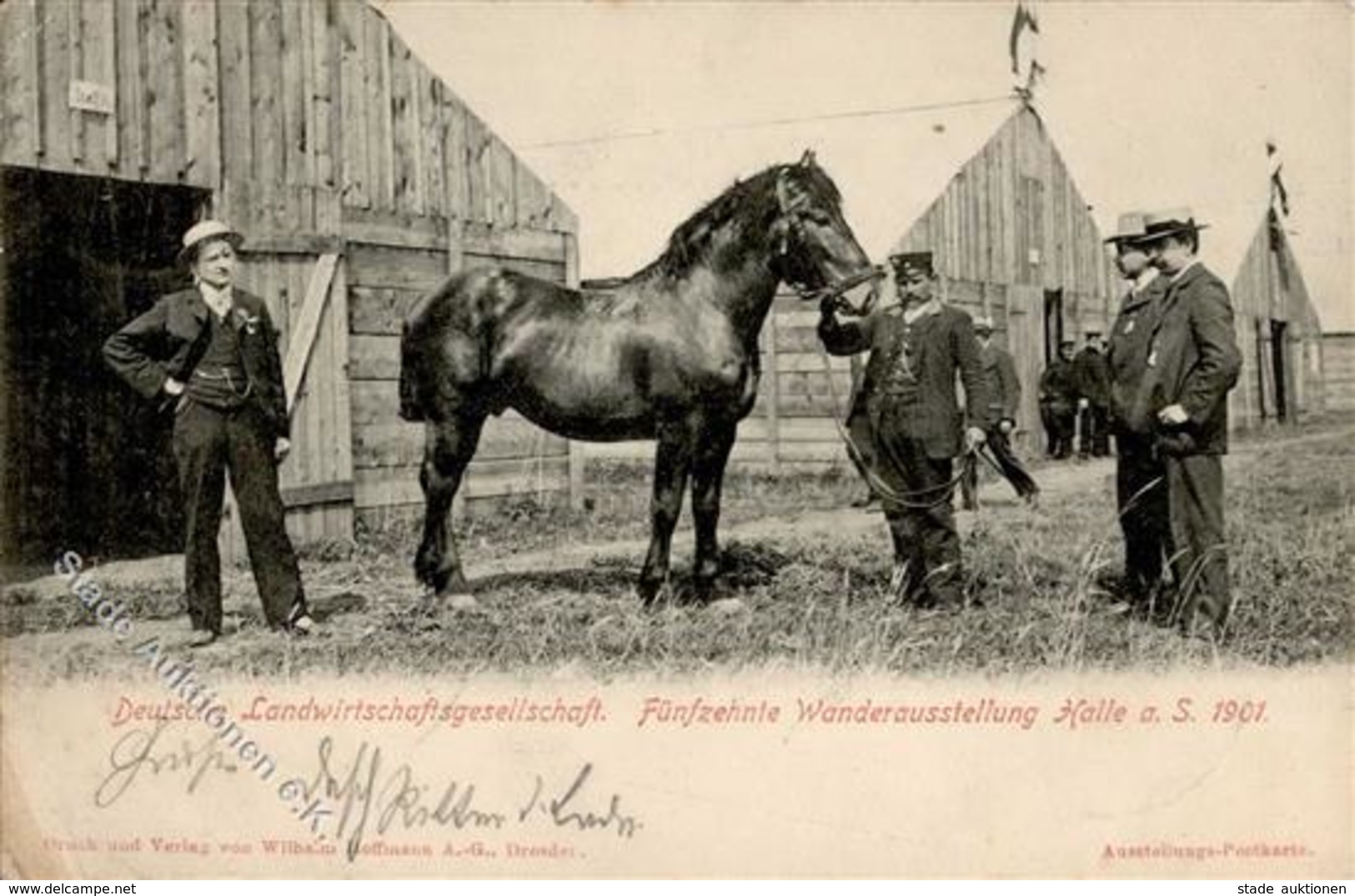 Landwirtschaft Halle (O4002) Wanderausstellung  1901 I-II Paysans - Exhibitions