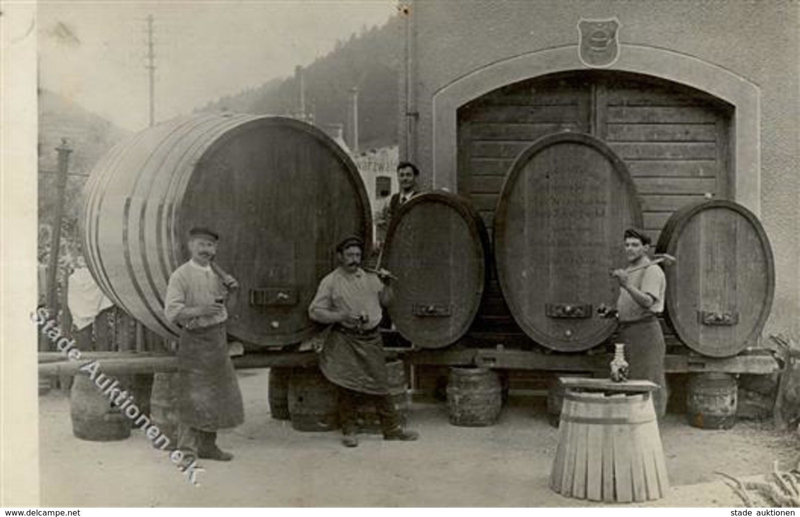 Wein Fassmacher Fotokarte I-II Vigne - Ausstellungen