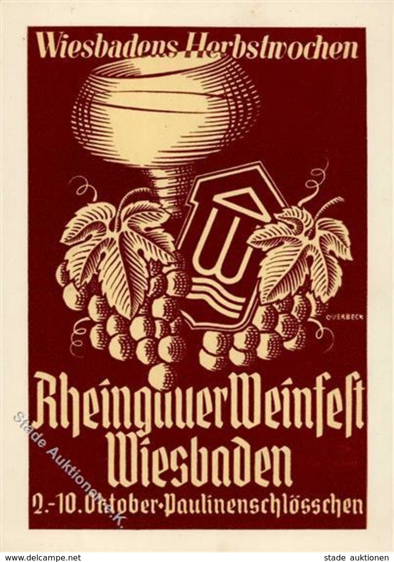 Wein Wiesbaden (6200) Herbstwochen Rheingauer Weinfest I-II Vigne - Tentoonstellingen