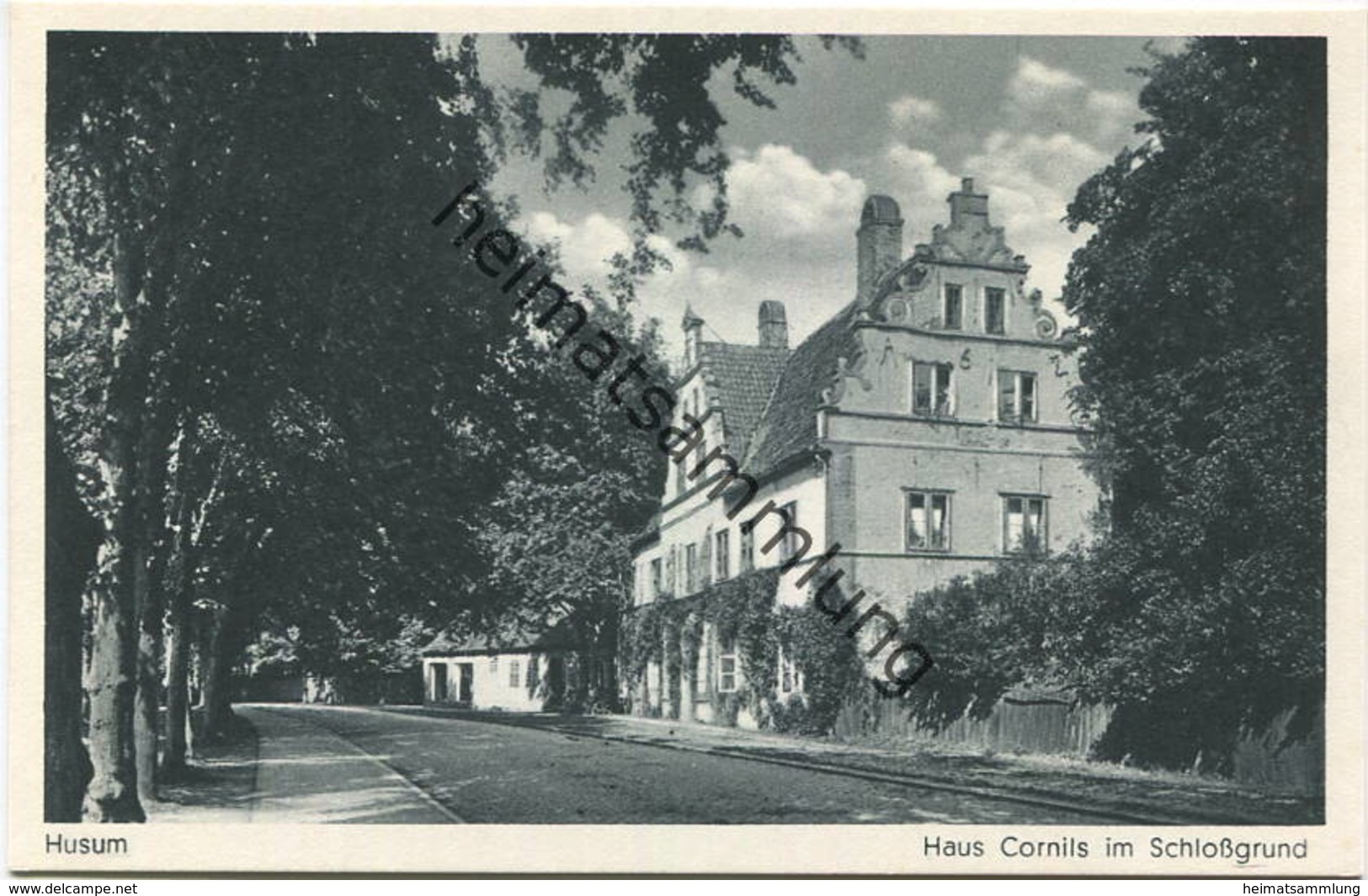 Husum - Haus Cornils Im Schlossgrund - Verlag Husumer Postkarten-Vereinigung - Husum