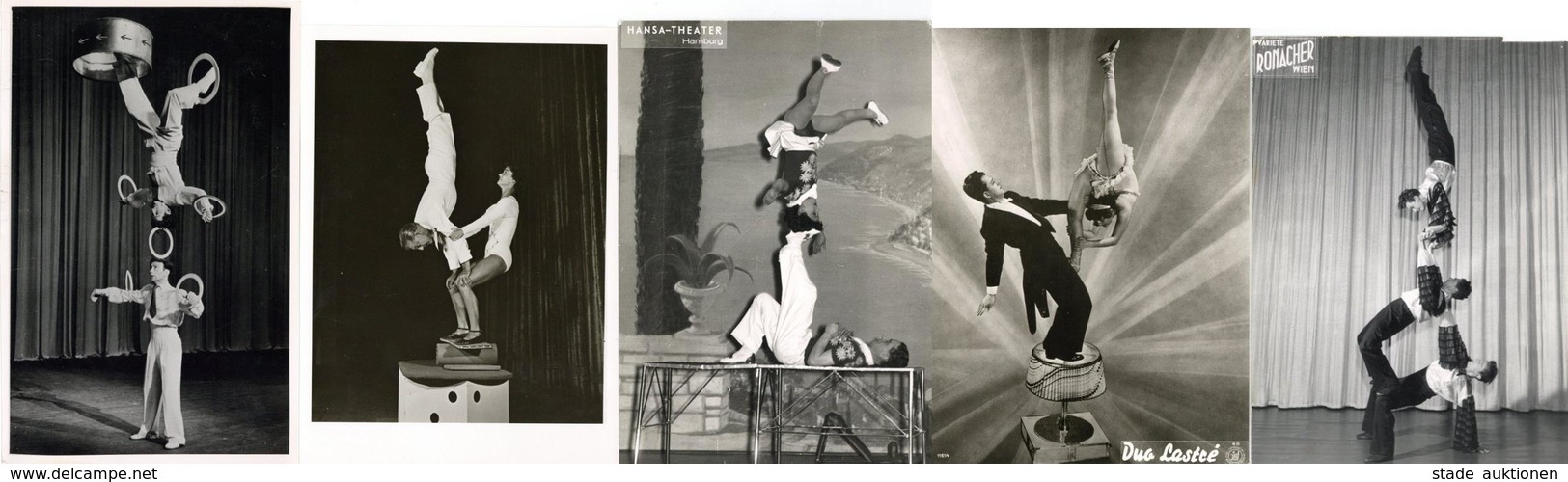 Variete Partie Mit Circa 60 Fotos Div. Formate Meist 50'er U. 60'er Jahre I-II - Circus