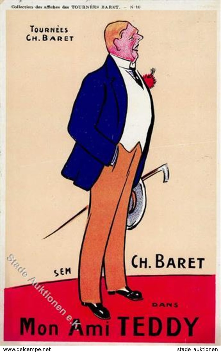Zirkus Tournees Baret Künstlerkarte 1911 I-II - Circus
